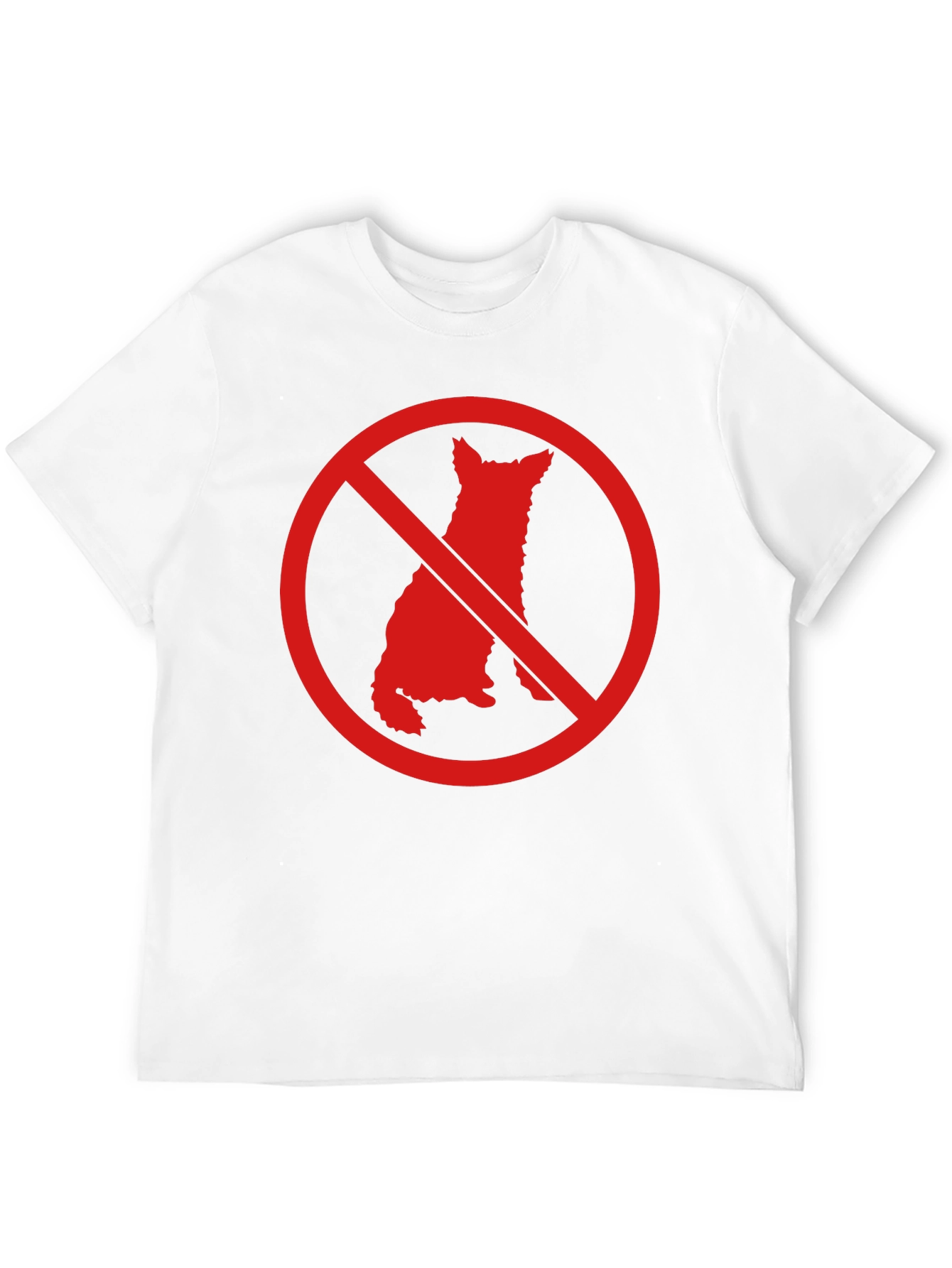 Black No Dogs Allowed Graphic T-Shirt - Men's Black Tee view 12