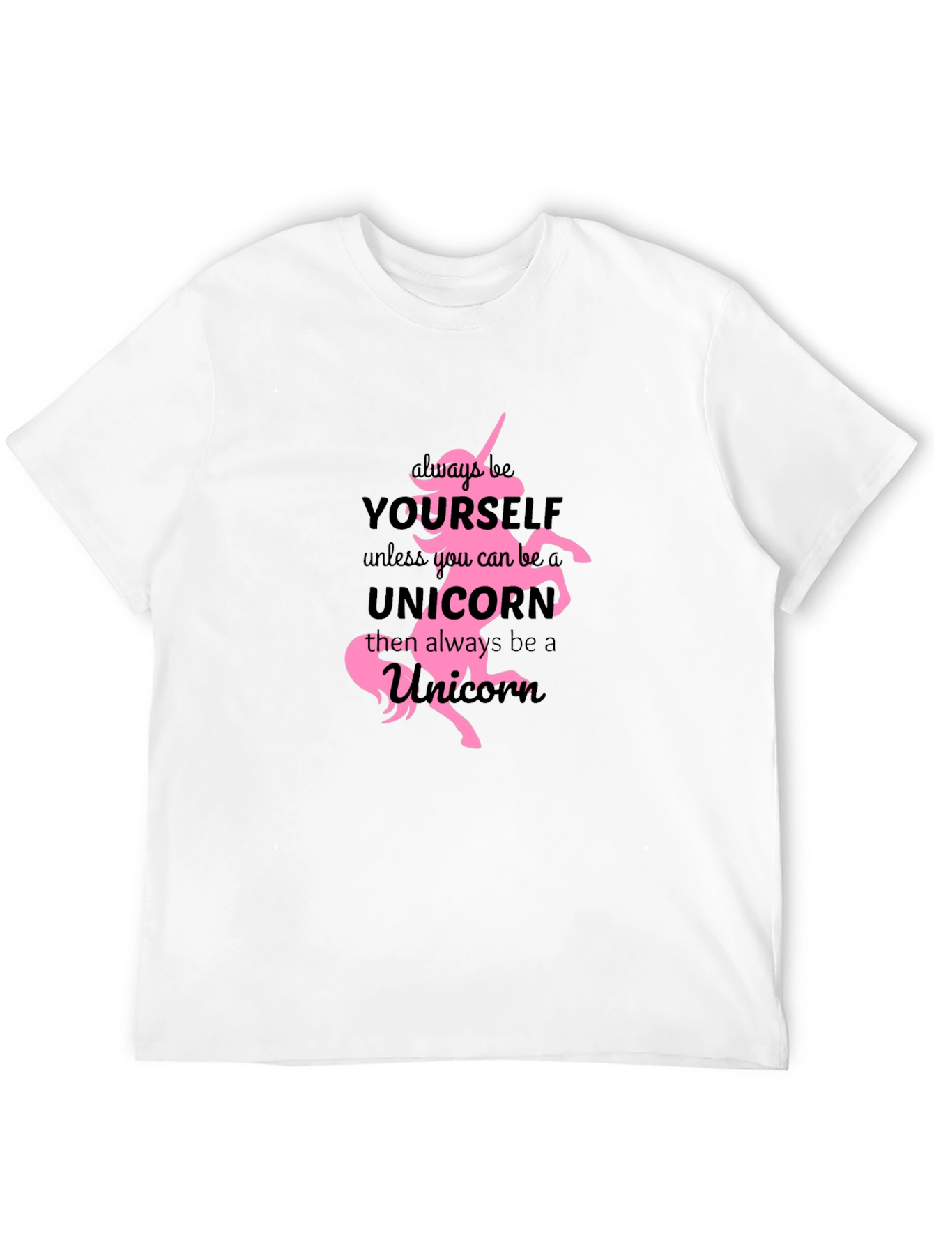Black Unicorn Graphic Tee - Always Be Yourself view 12