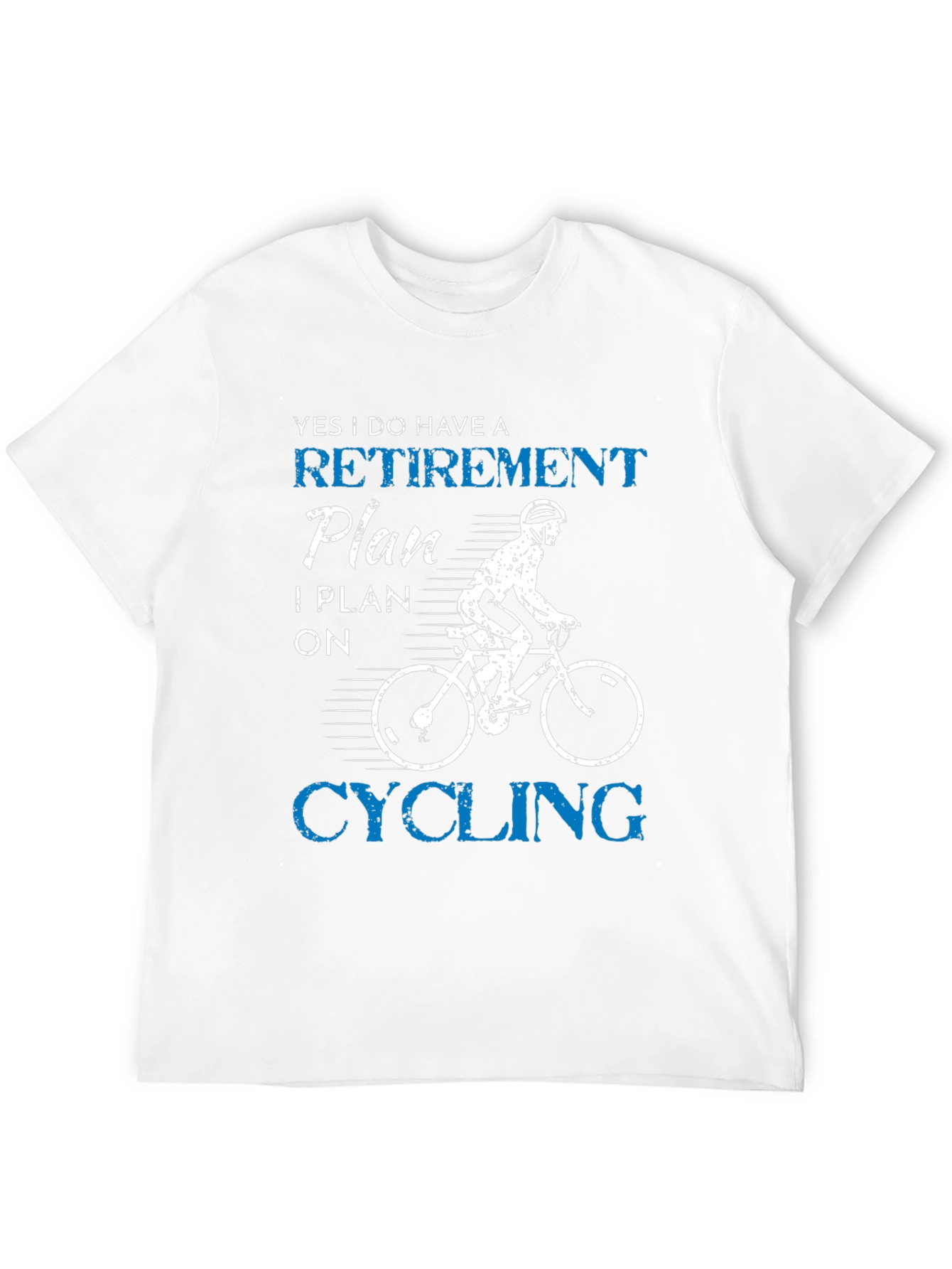 Black Retirement Cycling Plan T-Shirt view 12