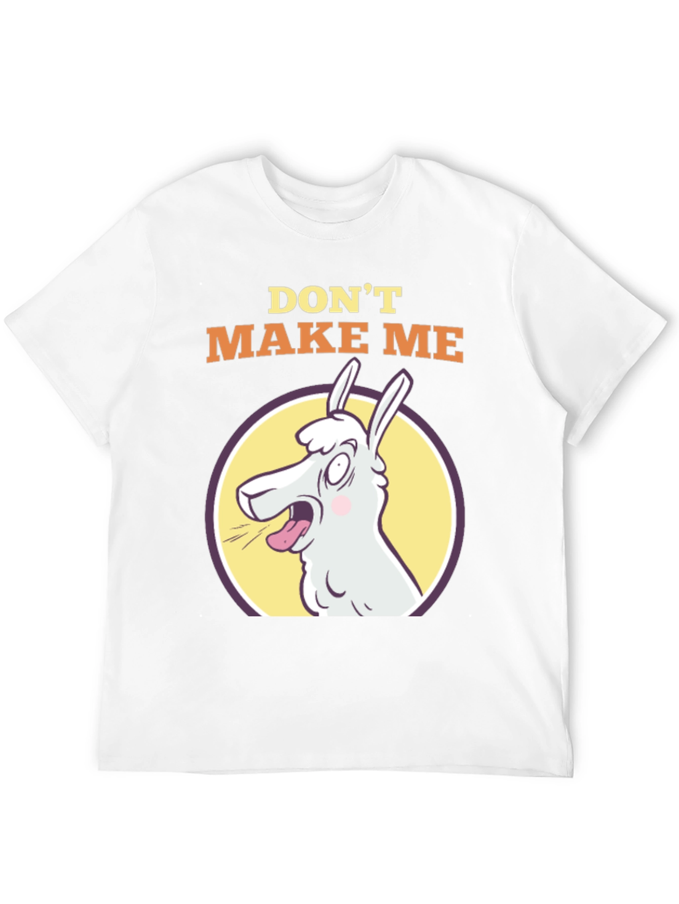 Black Don't Make Me Llama T-Shirt - Funny Animal Tee view 12