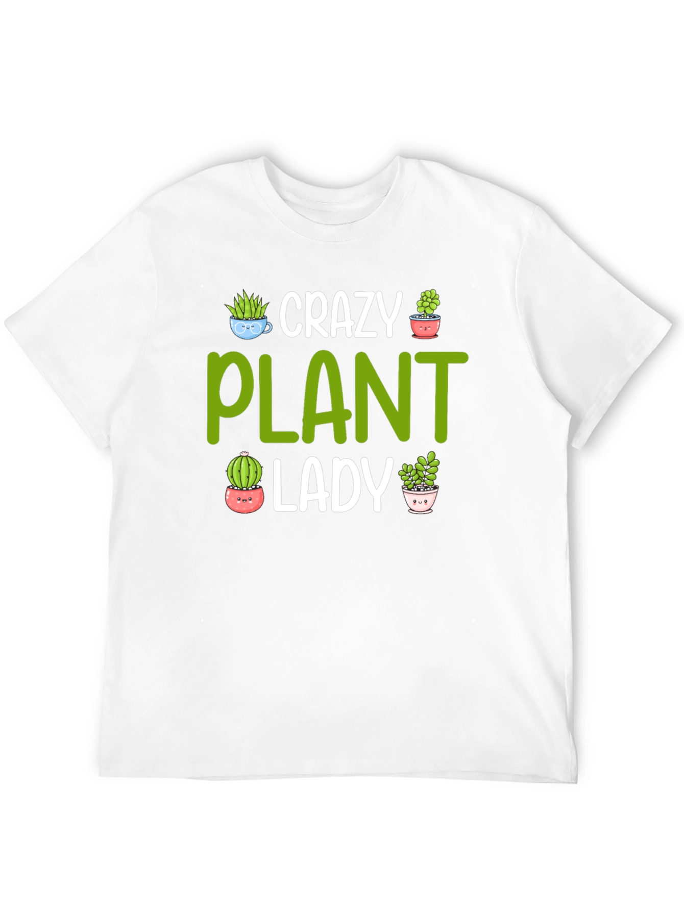 Black Crazy Plant Lady Graphic Tee view 12