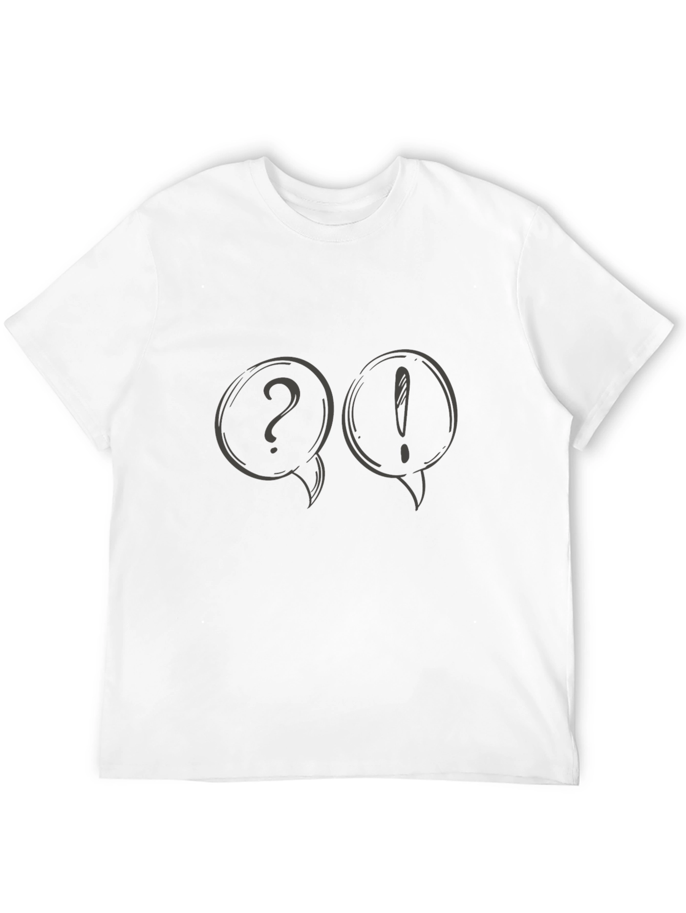 Black Question & Exclamation T-Shirt view 12