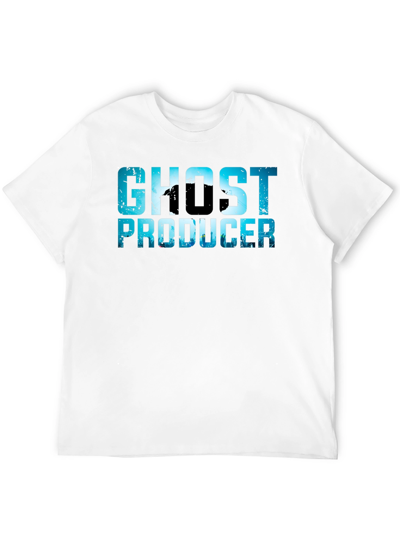 Black Ghost Producer T-Shirt - Unique Design Tee view 12