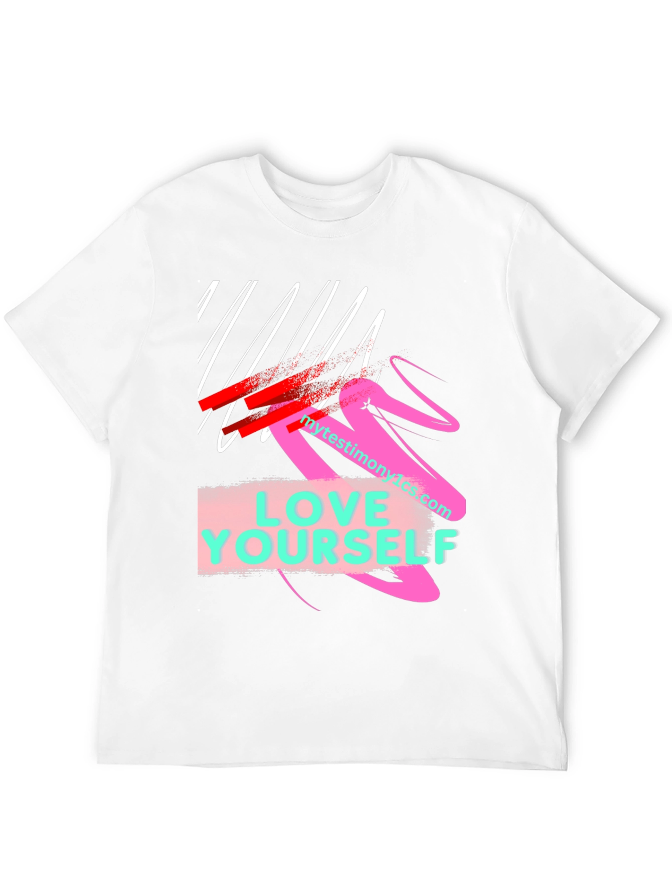 Black Love Yourself Graphic T-Shirt view 12