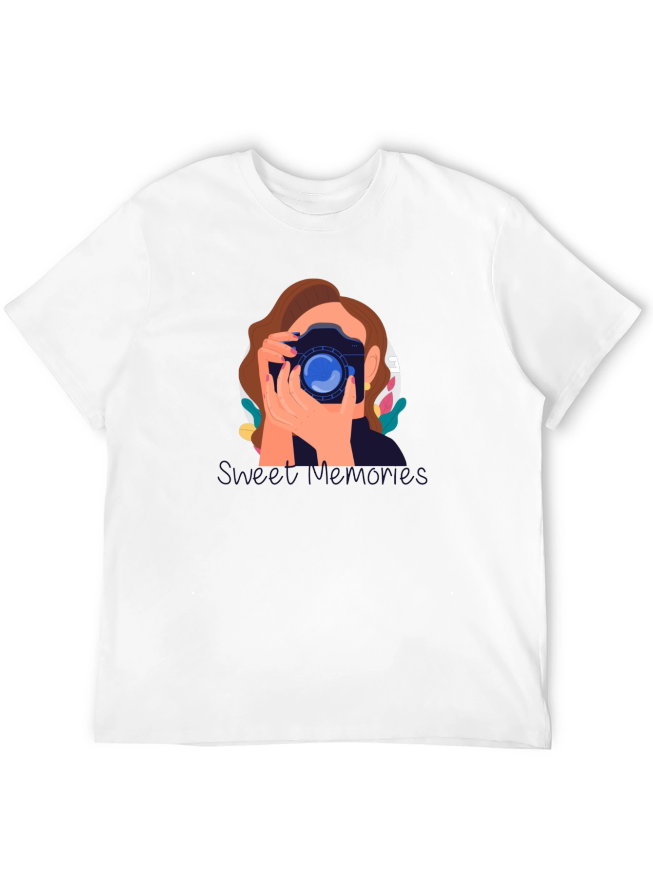 Black Photographer Graphic T-Shirt - Unisex Cotton Tee view 12