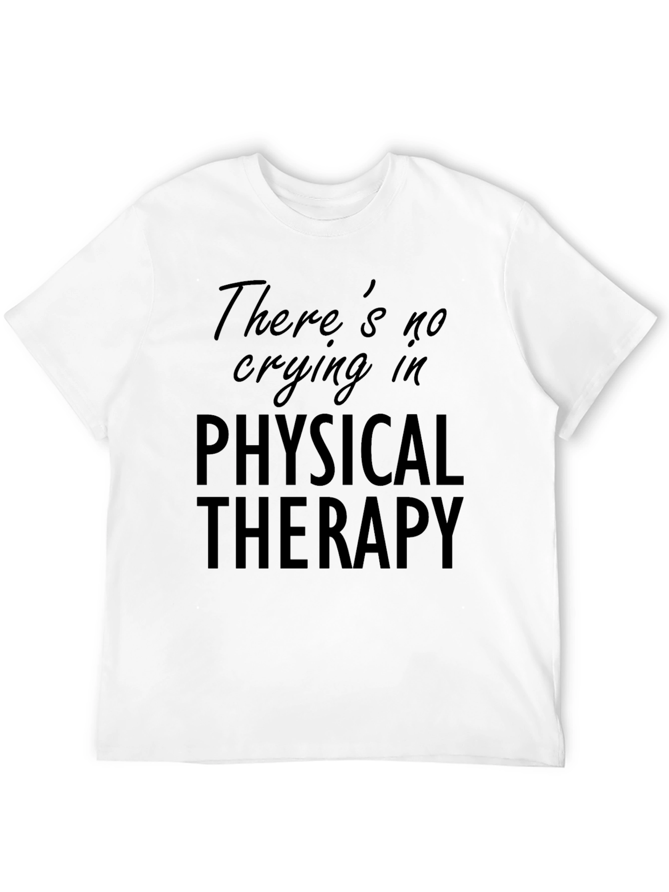 Black Funny Physical Therapy T-Shirt view 12