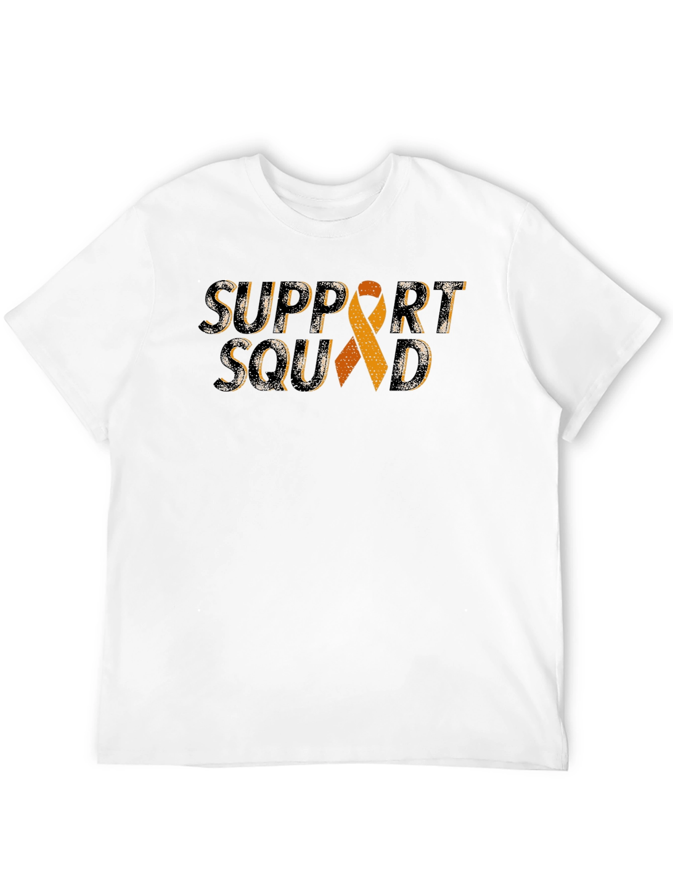 Black Support Squad Awareness Ribbon T-Shirt view 12