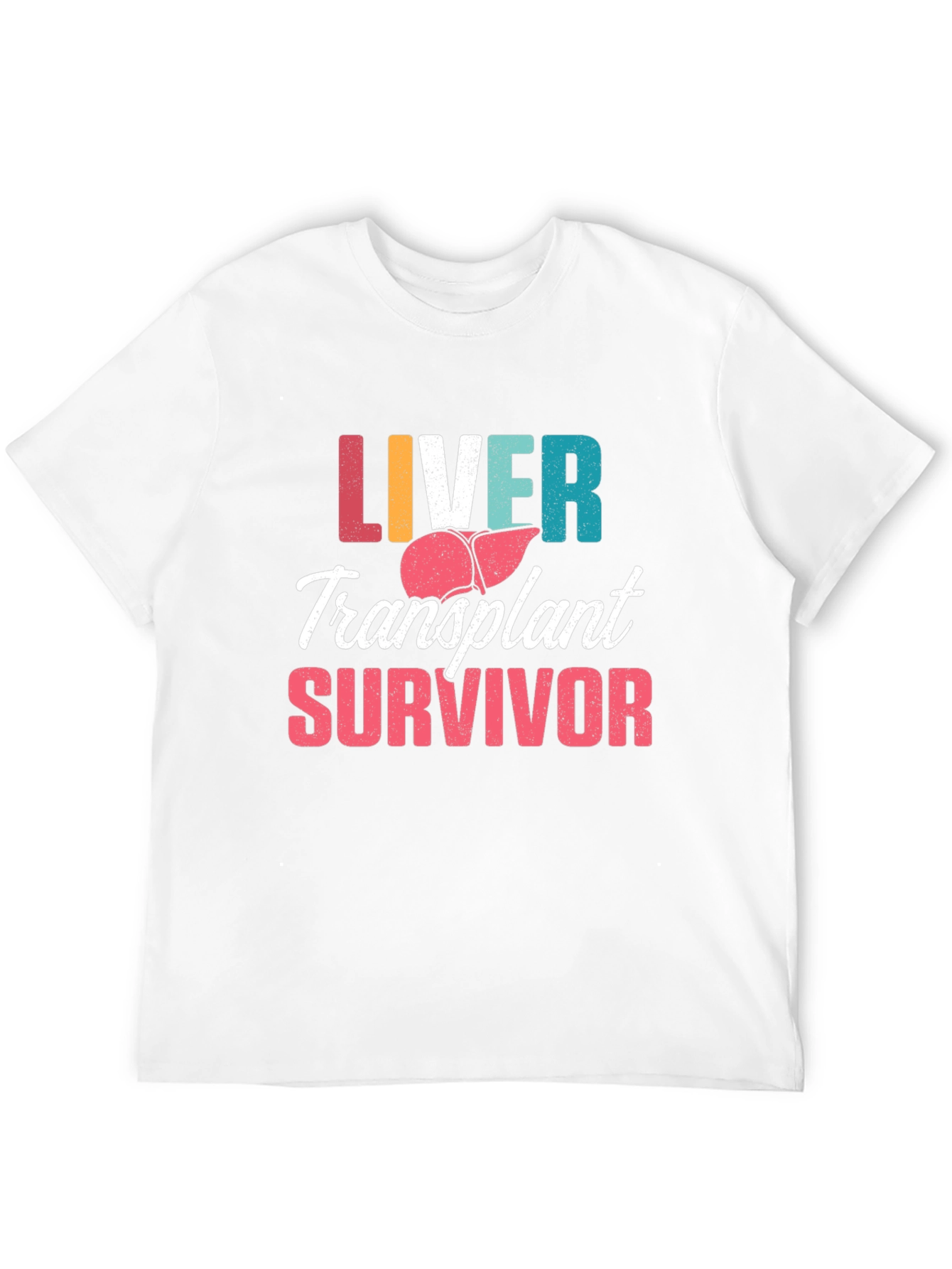 Black Liver Transplant Survivor Graphic Tee view 12
