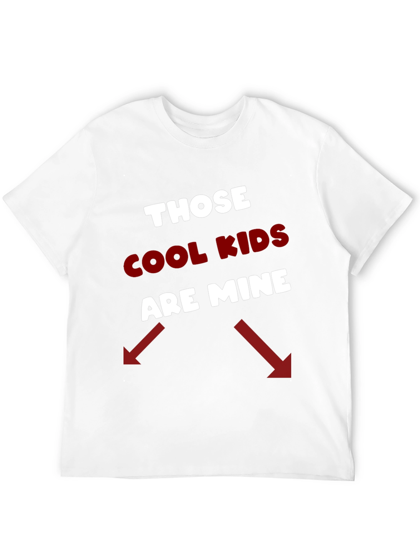 Black Cool Kids Dad Tee - Black Novelty T-Shirt view 12