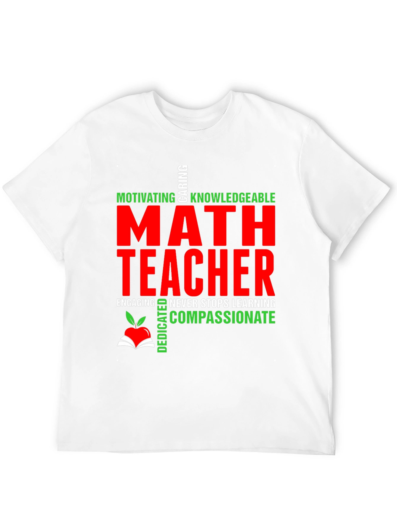 Black Math Teacher Graphic T-Shirt view 12