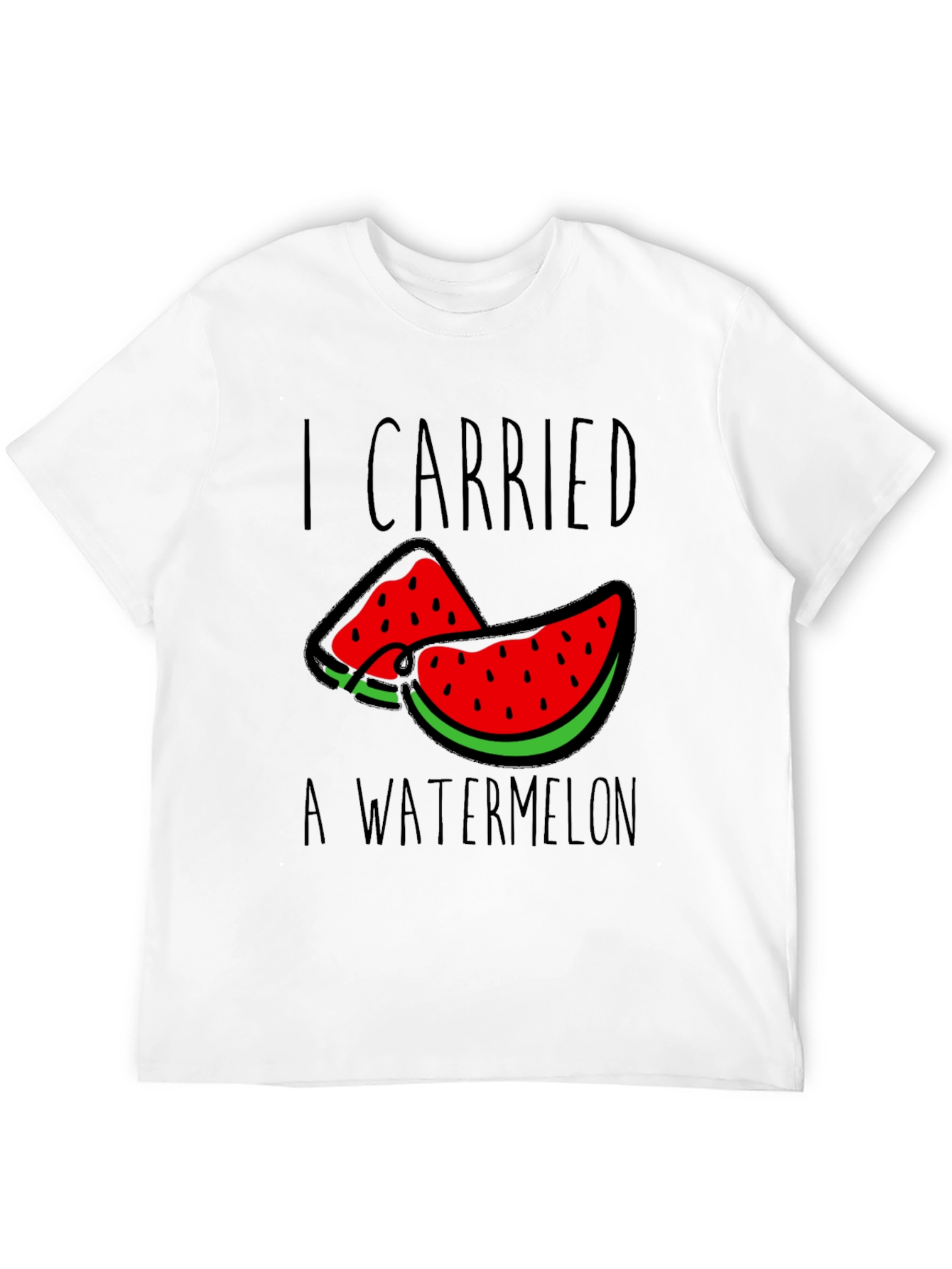Black I Carried a Watermelon Graphic Tee view 12
