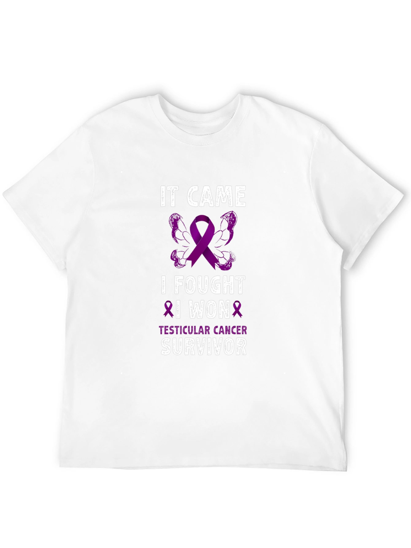 Black Testicular Cancer Survivor T-Shirt view 12