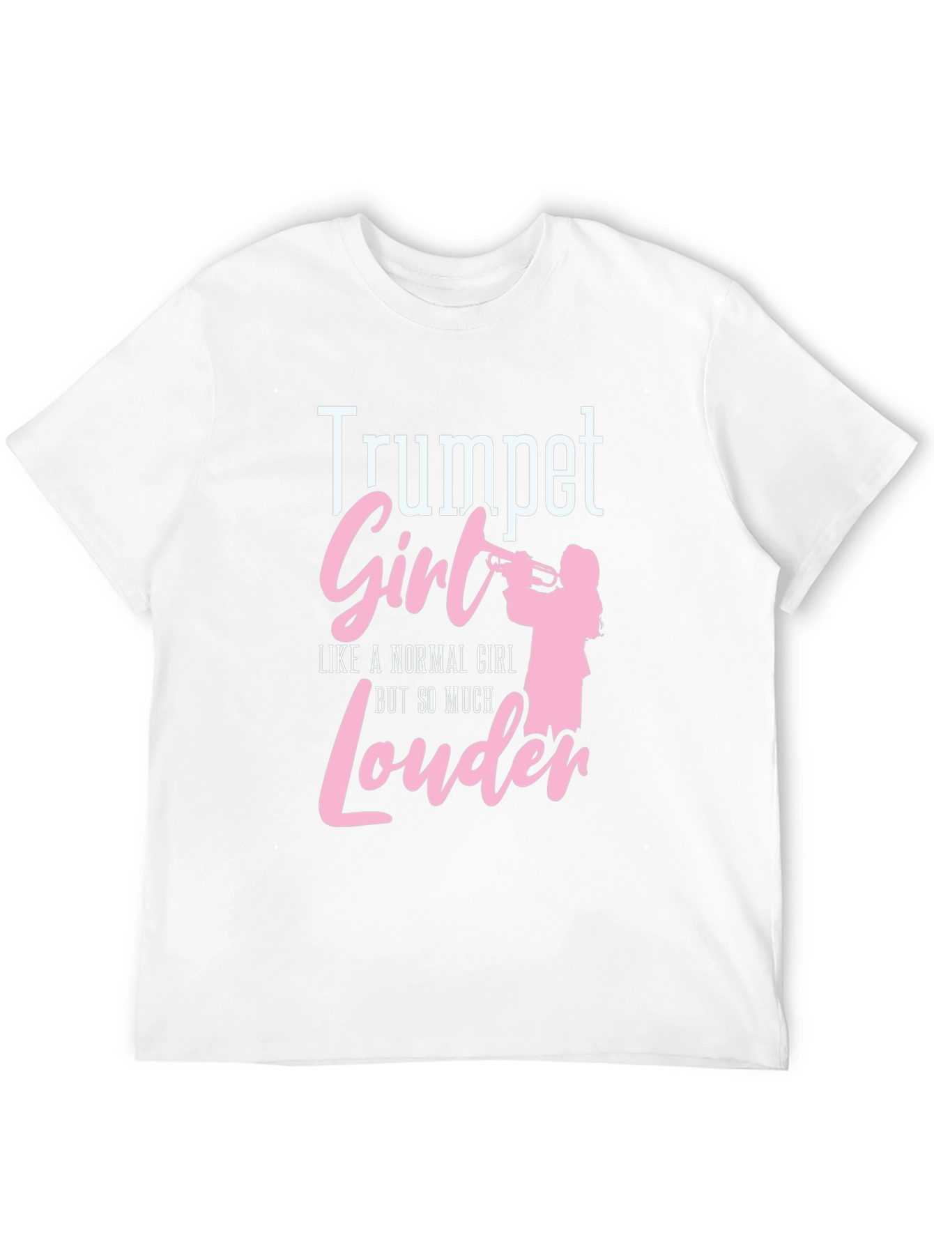 Black Trumpet Girl T-Shirt - Loud & Proud! view 12