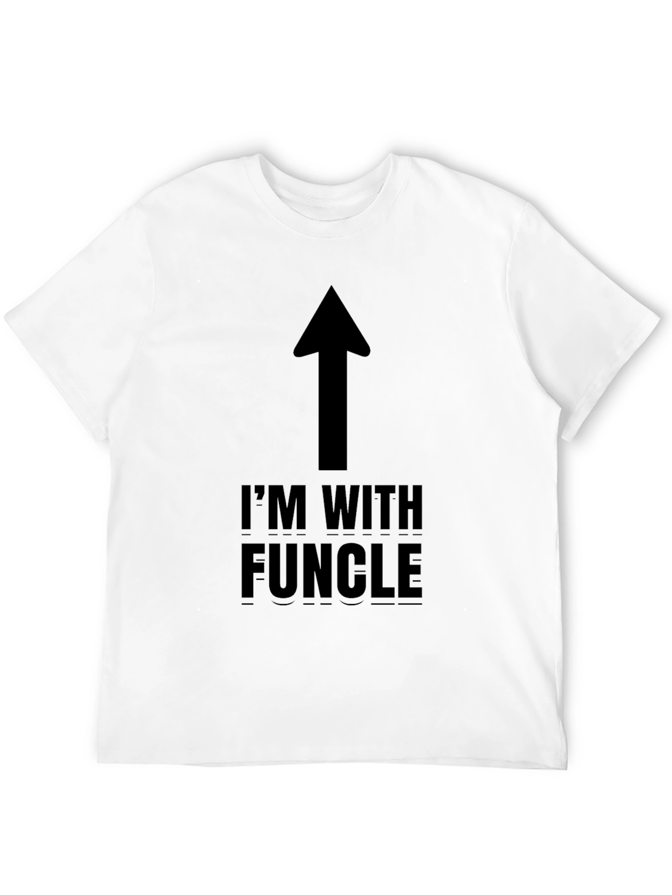 Black I'm With Funcle T-Shirt - Funny Uncle Gift view 12