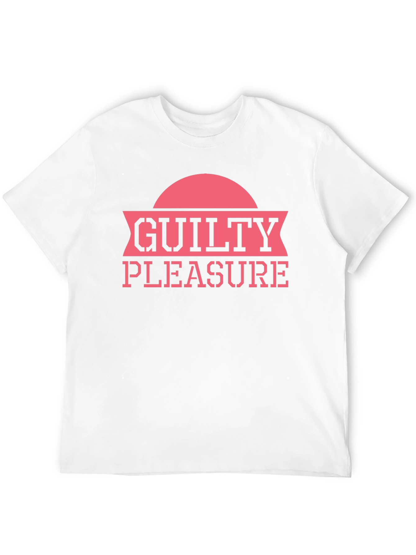 Black Guilty Pleasure Graphic Tee - Black Cotton T-Shirt view 12