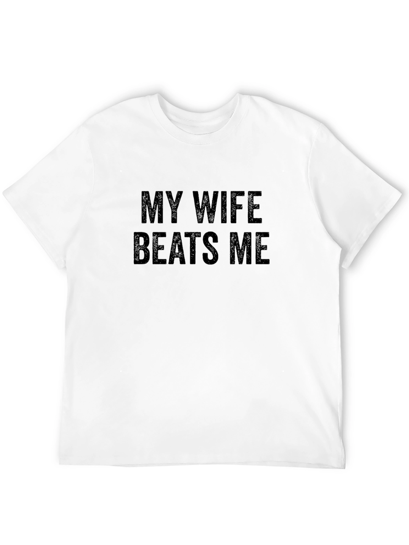 Black My Wife Beats Me Graphic Tee view 12