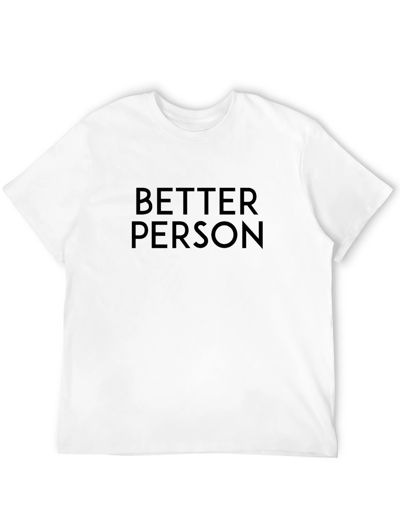 Black Better Person Black Graphic Tee view 12