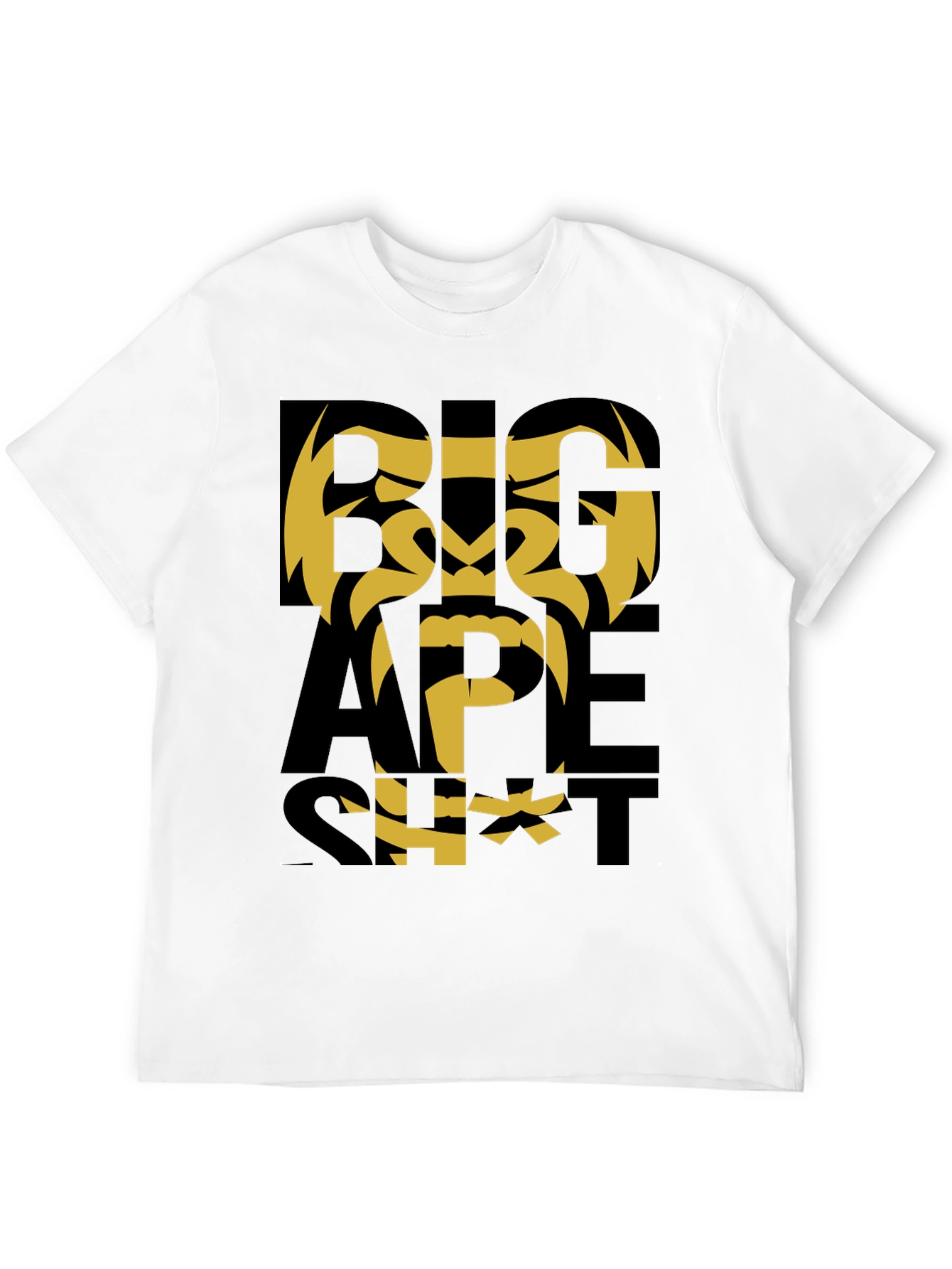 Black Big Ape Tee - Bold Graphic Print view 12