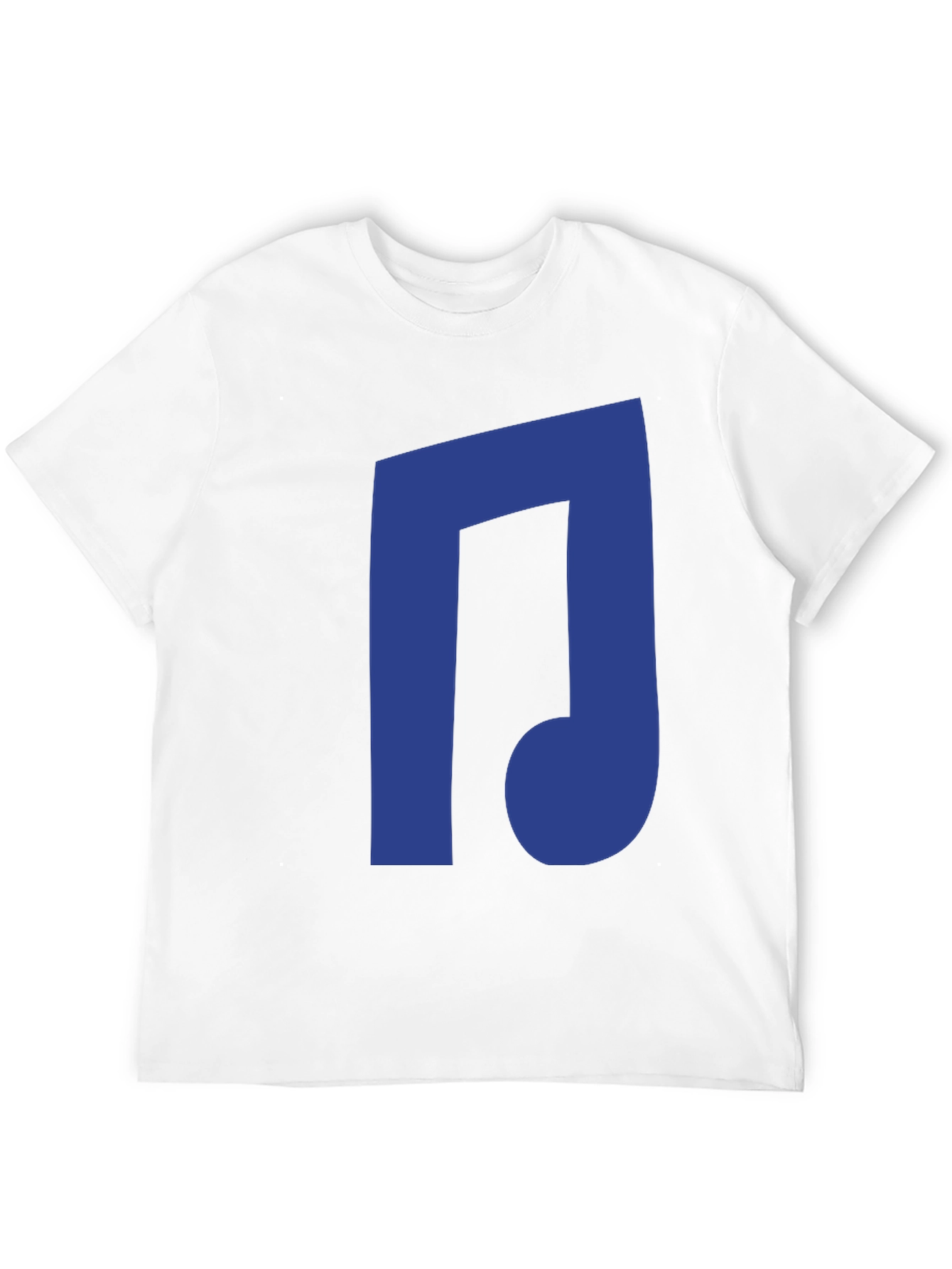 Black Blue Music Note Black T-Shirt view 12