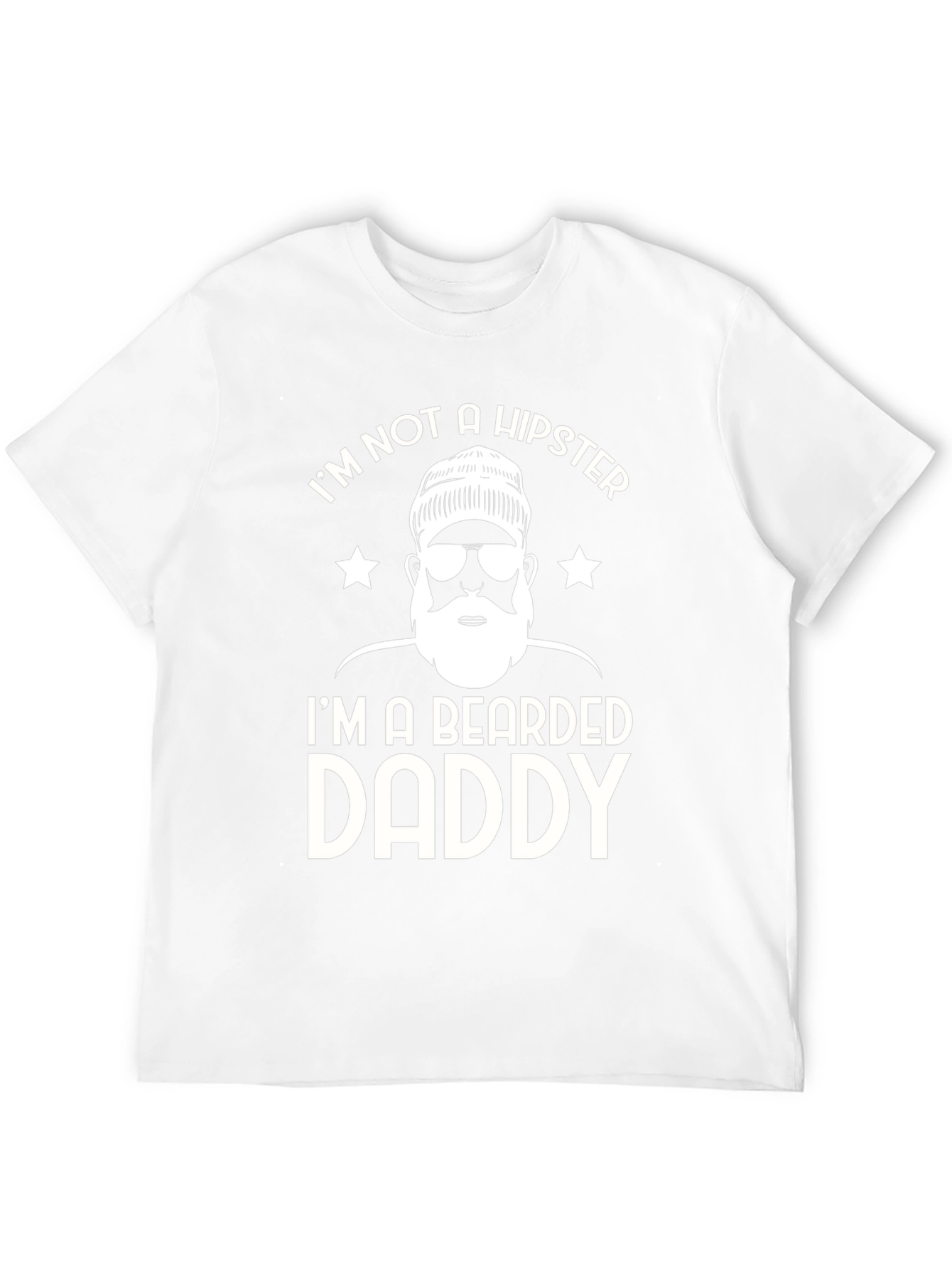 Black Bearded Daddy T-Shirt - Novelty Graphic Tee view 12