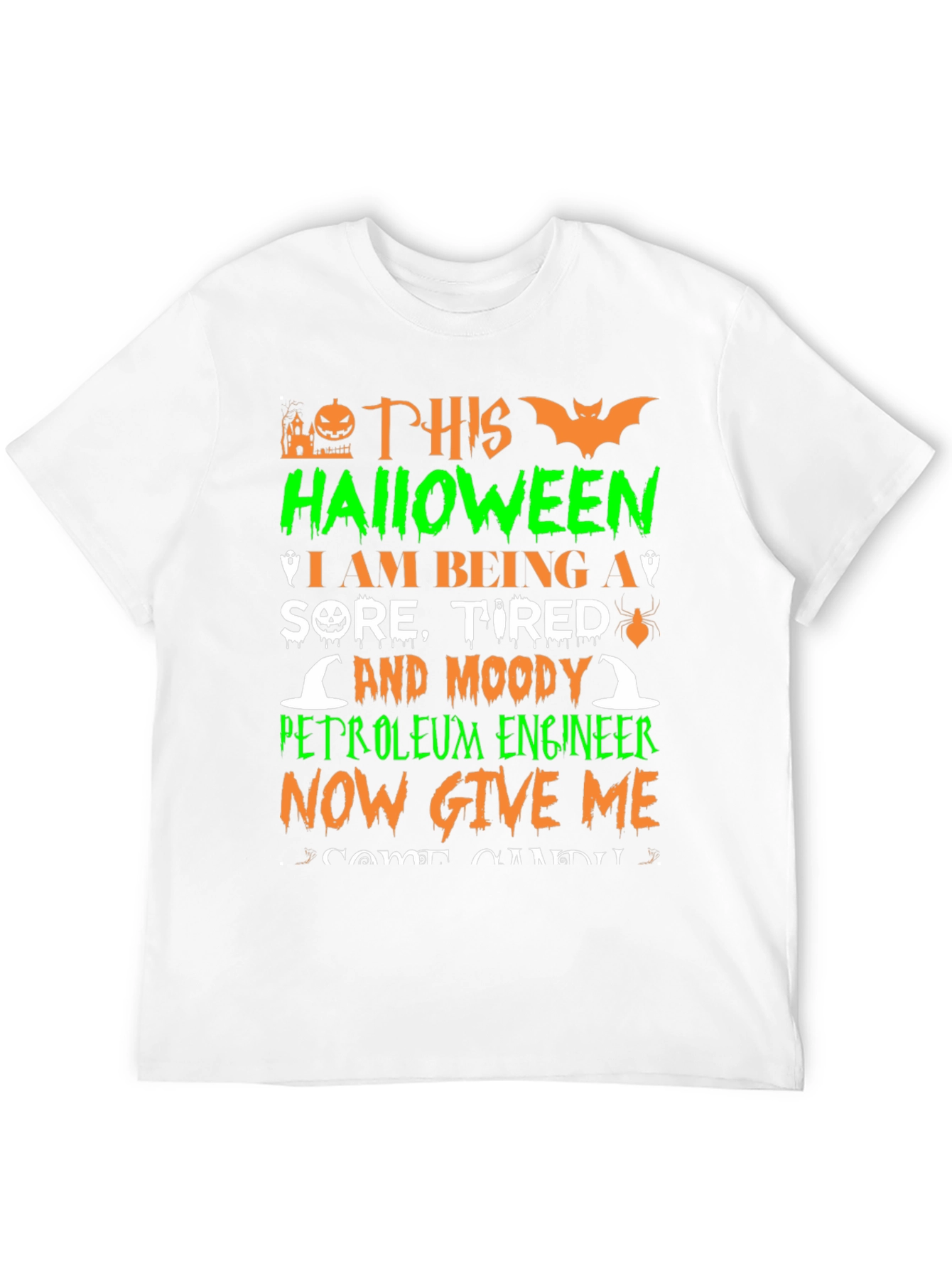 Funny Petroleum Engineer Halloween T-Shirt - 12