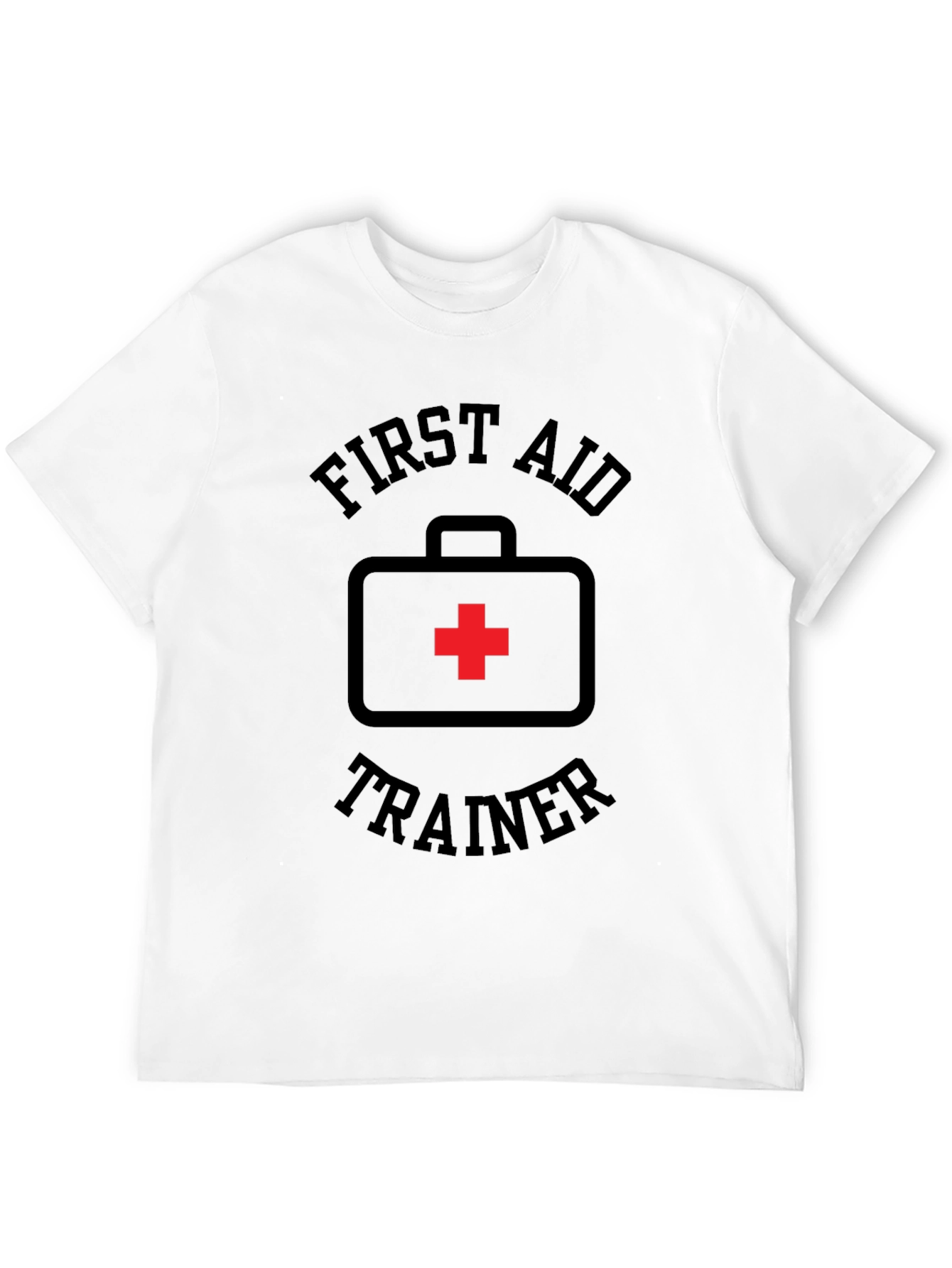 Black First Aid Trainer T-Shirt view 12