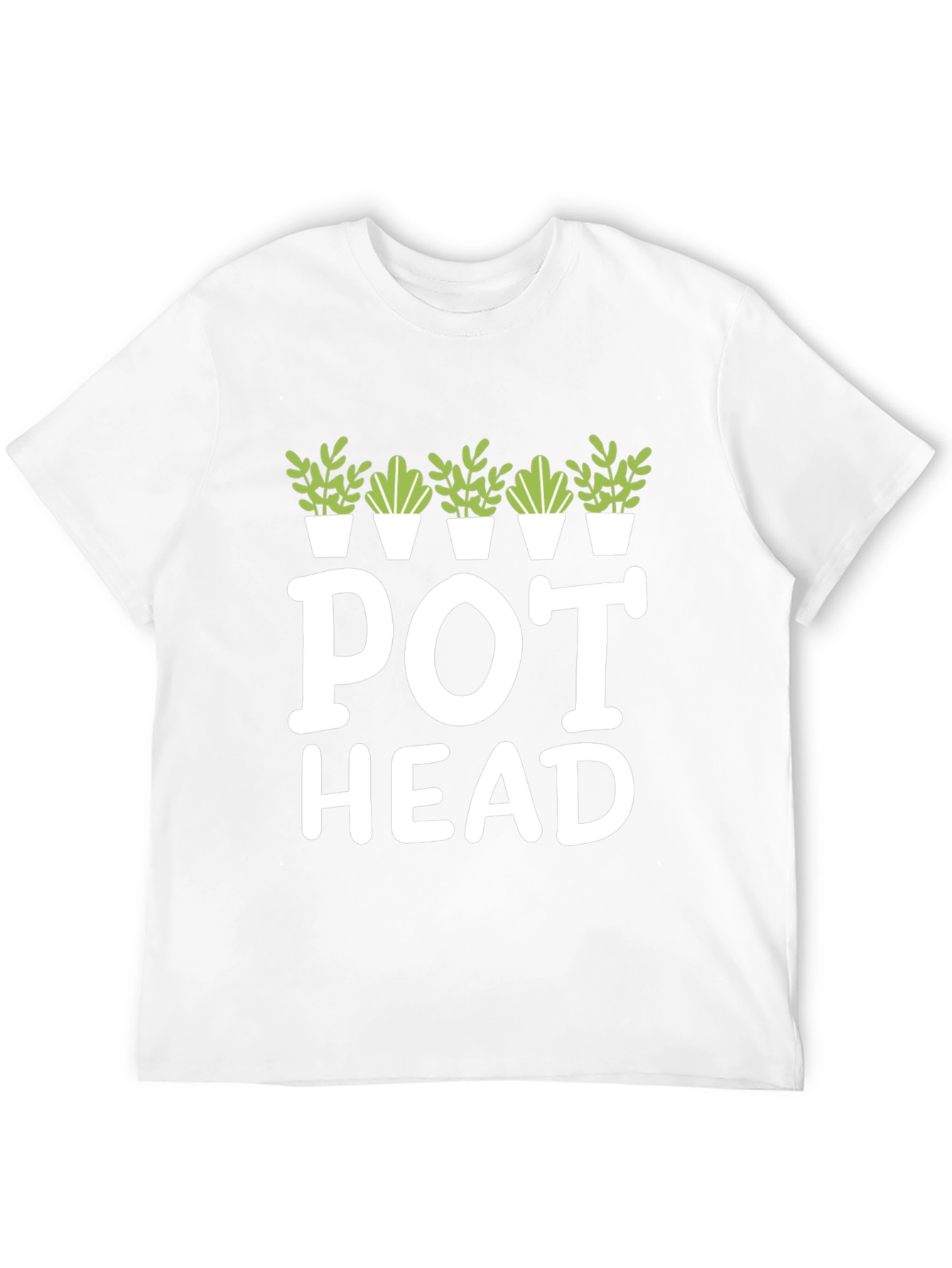 Black Pot Head Graphic Tee - Gardening Lover T-Shirt view 12