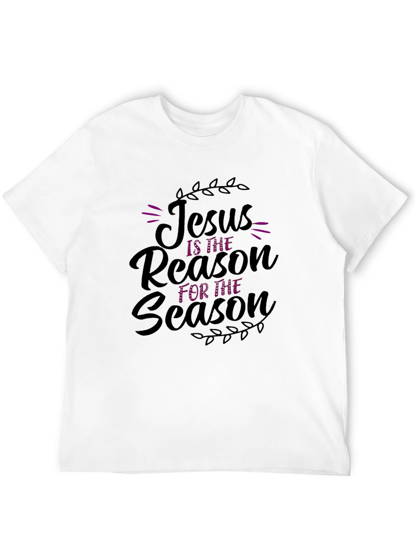 Black Jesus is the Reason T-Shirt - Black Christian Tee view 12