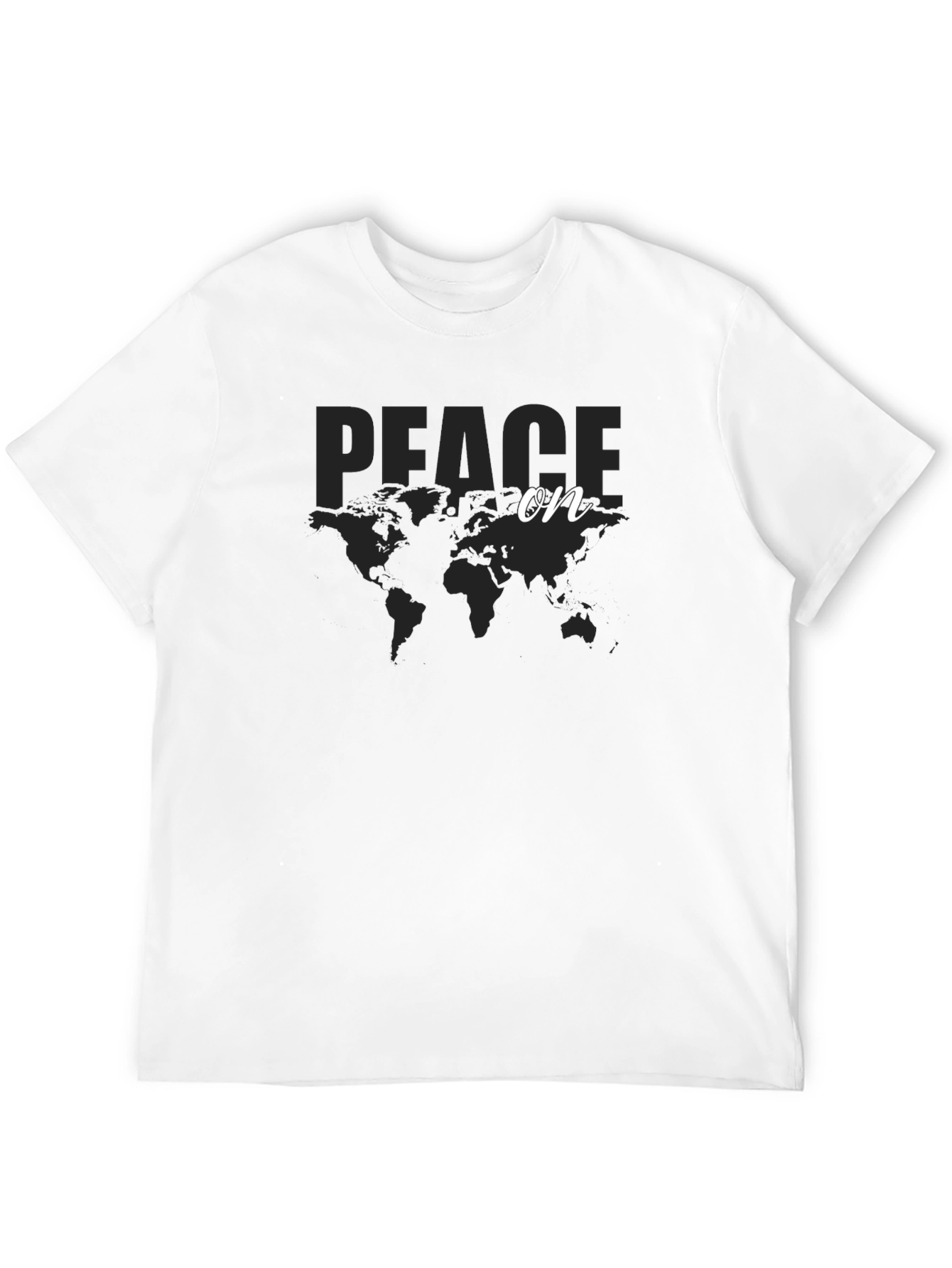 Black Peace on Earth Graphic Tee view 12