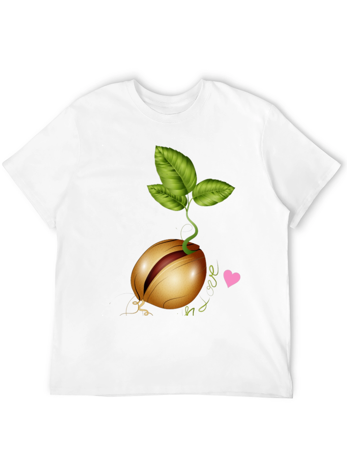 Black Sprouted Avocado Seed Graphic Tee - Love & Growth view 12