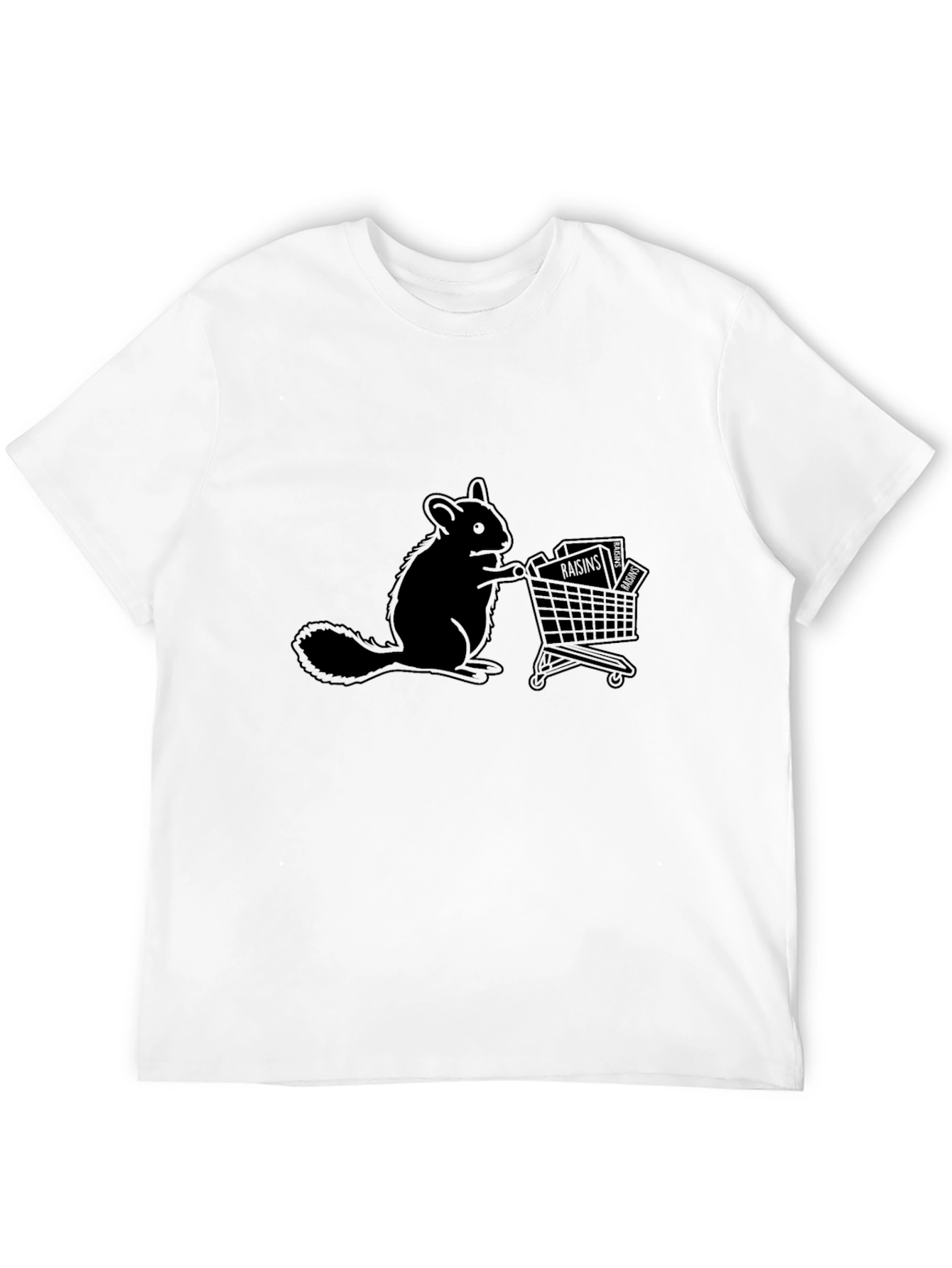 Black Squirrel Shopping Spree Graphic Tee - Black view 12