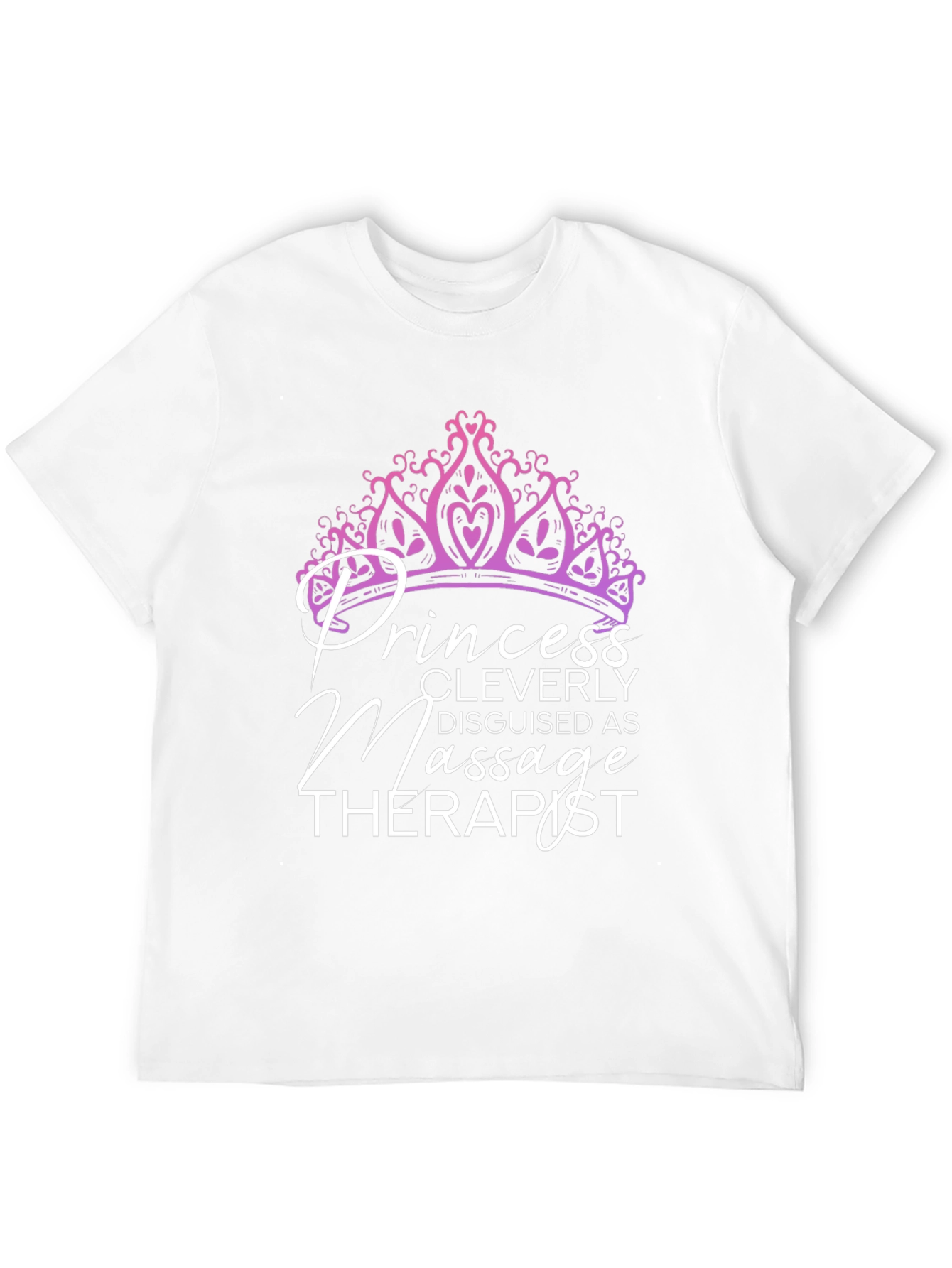 Black Princess Massage Therapist T-Shirt view 12