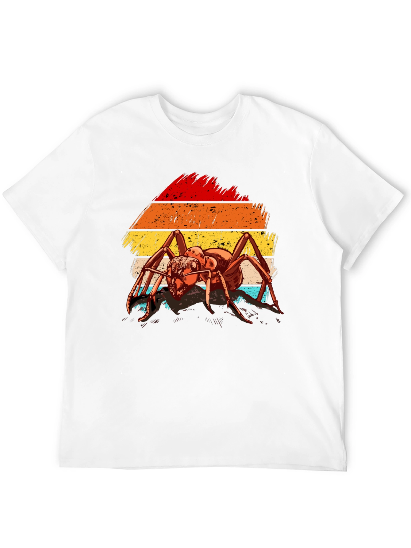 Black Retro Ant Graphic T-Shirt view 12