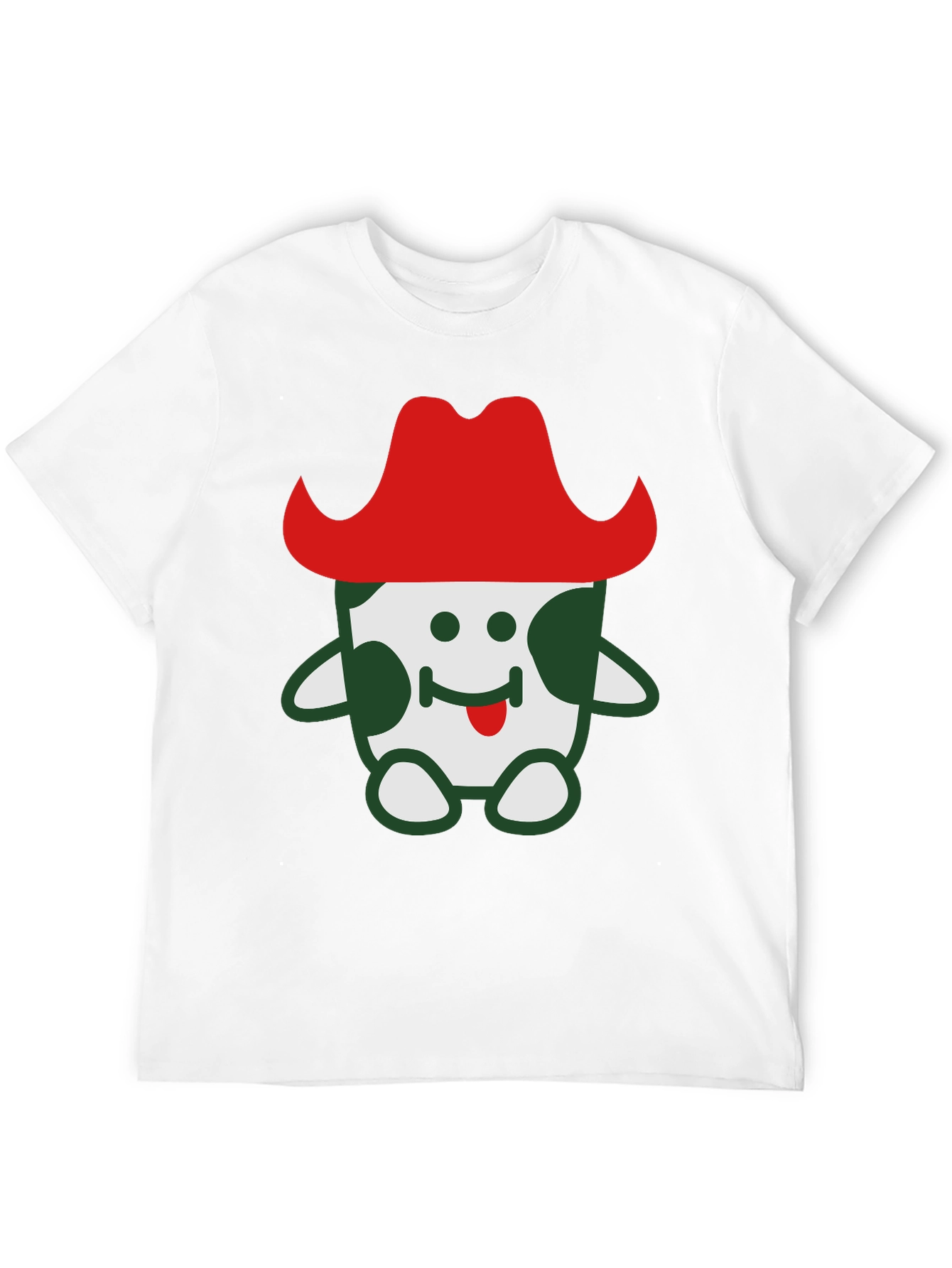 Black Fun Cartoon Cowpoke T-Shirt view 12