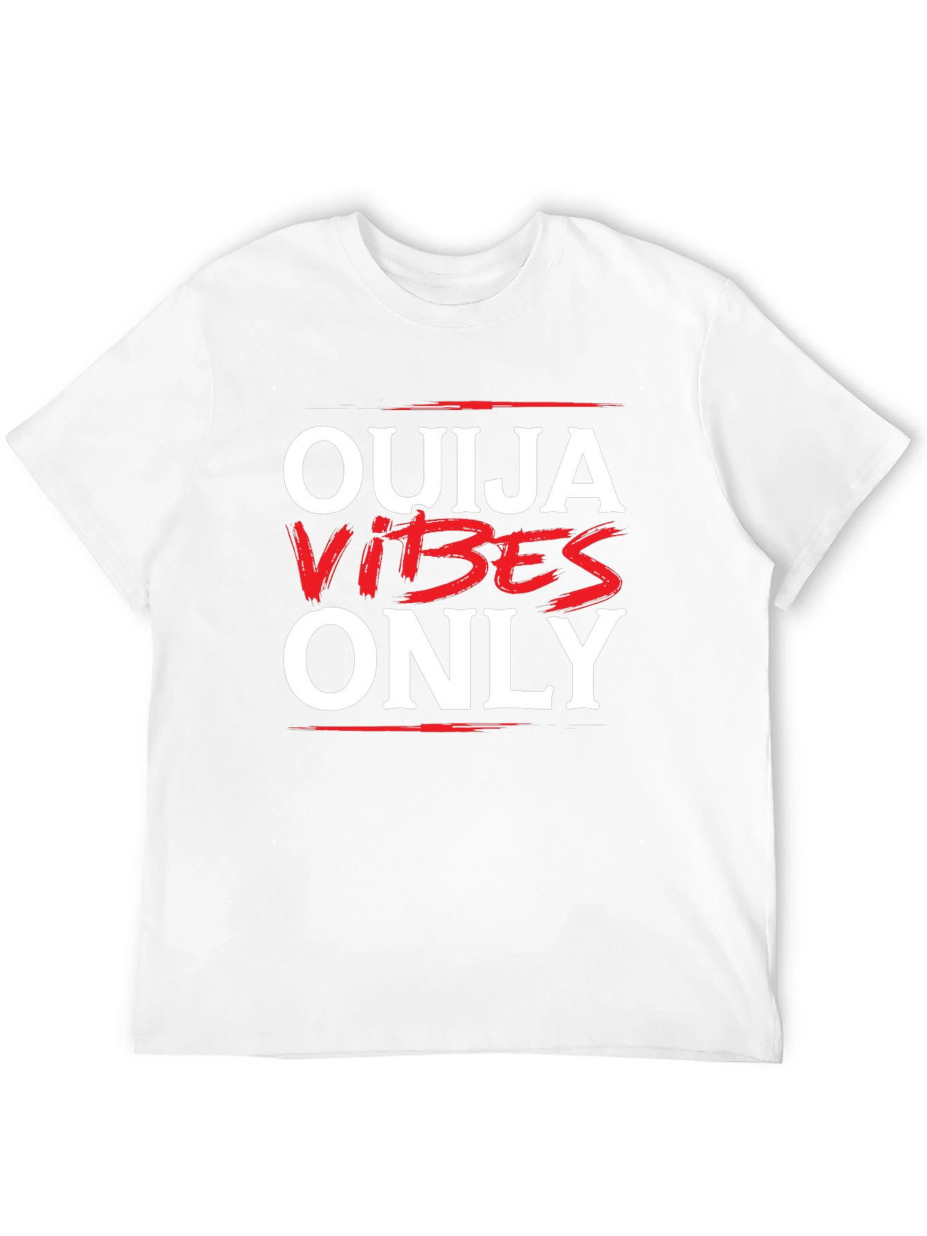 Black Ouija Vibes Only Graphic Tee - Soft Cotton view 12