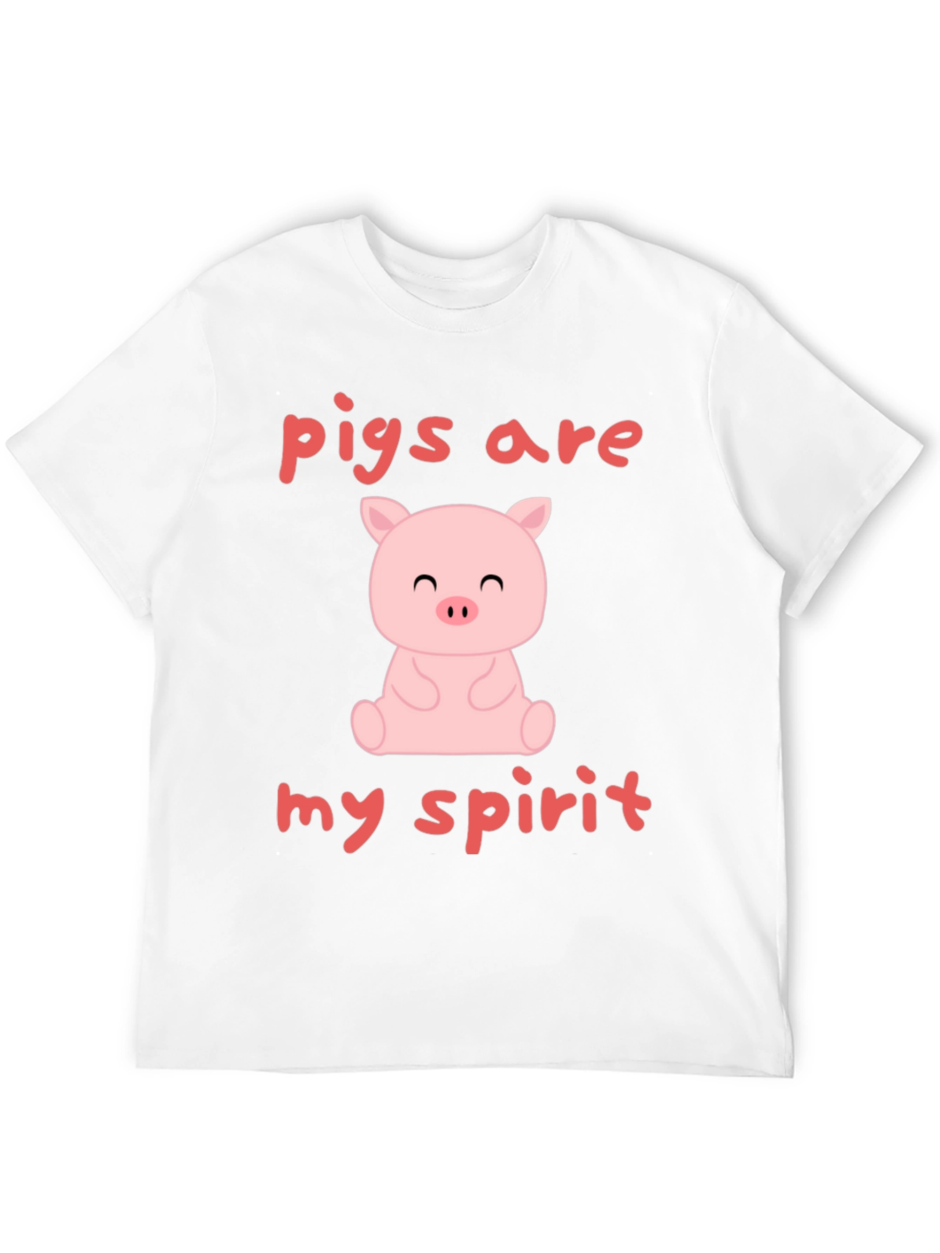 Black Pigs Are My Spirit T-Shirt - Cute Animal Lover Tee view 12