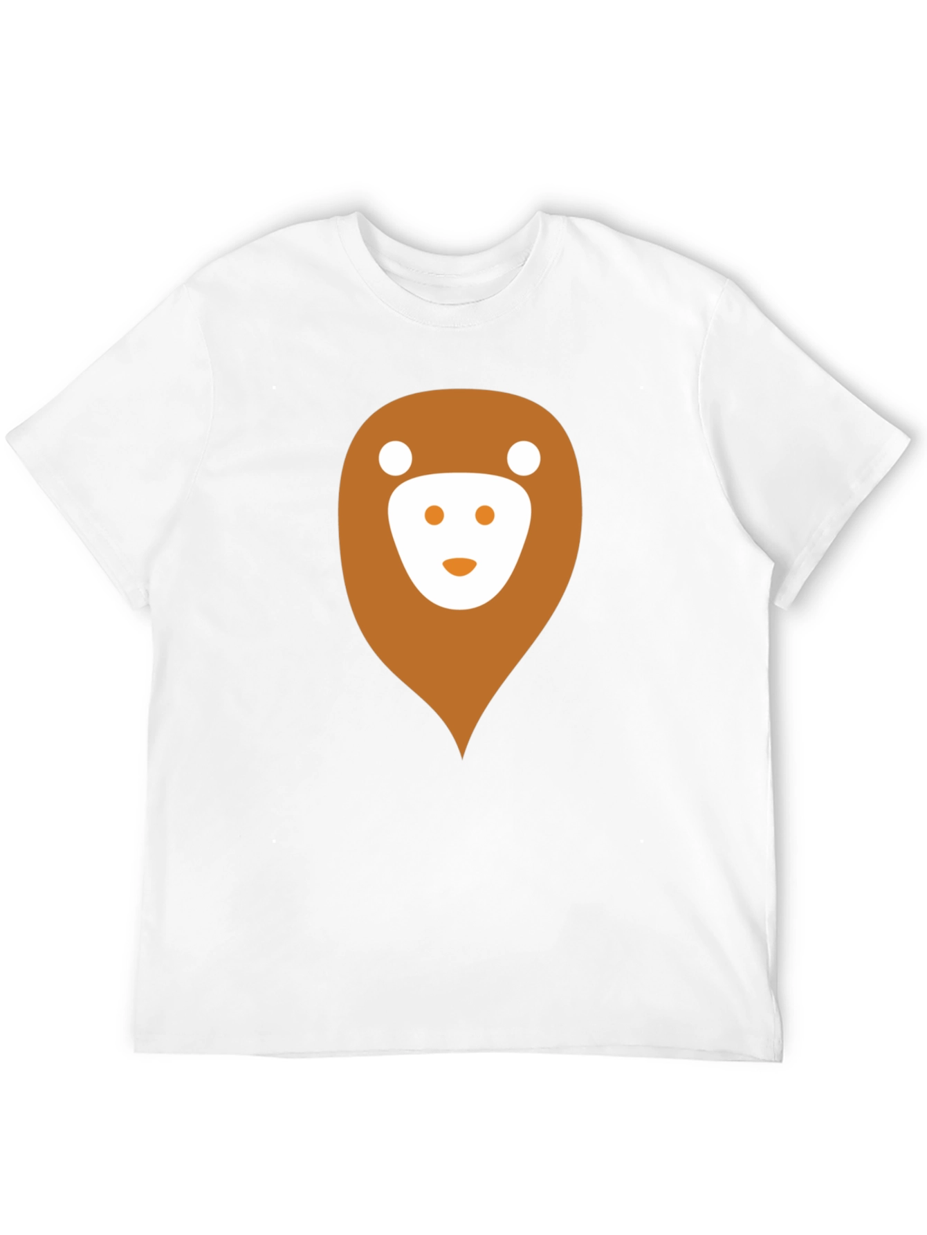 Black Men's Black T-Shirt with Monkey Logo view 12