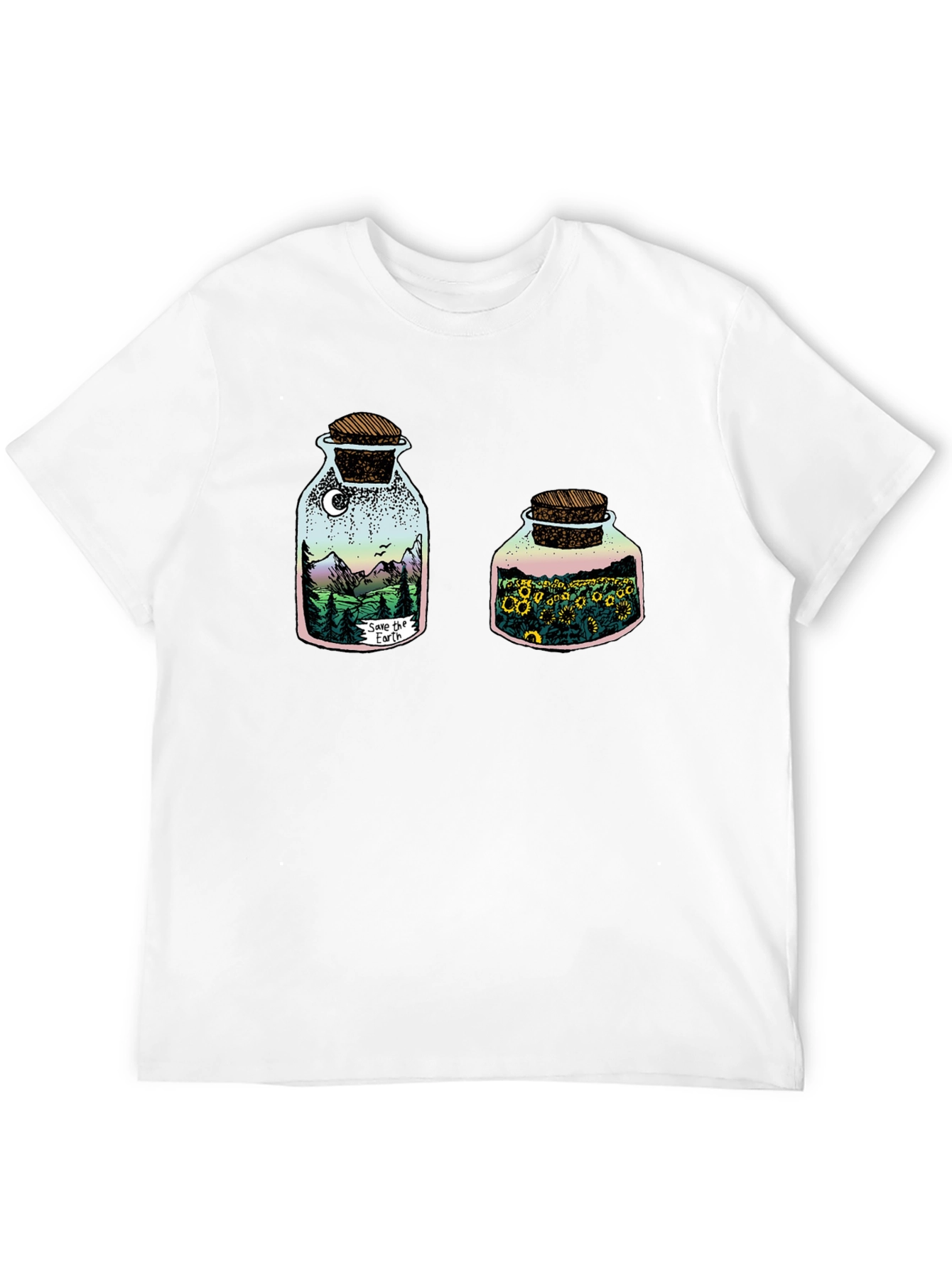 Black Nature in a Jar Graphic Tee view 12