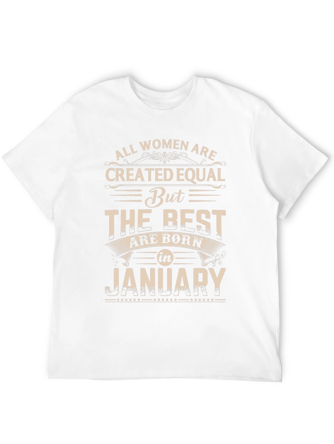 Black Women Born in January Graphic Tee view 12