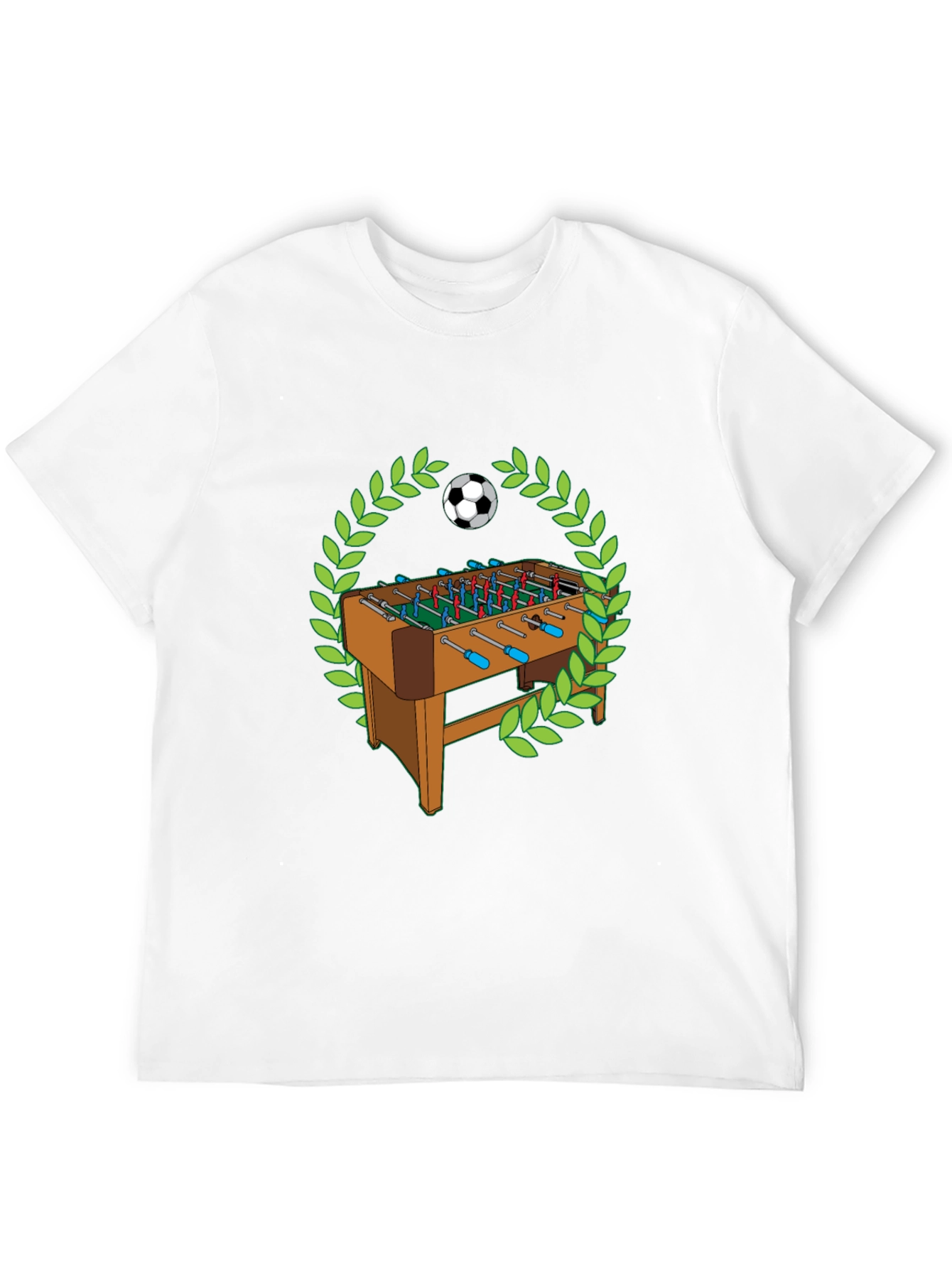 Black Foosball T-Shirt - Table Soccer Graphic Tee view 12