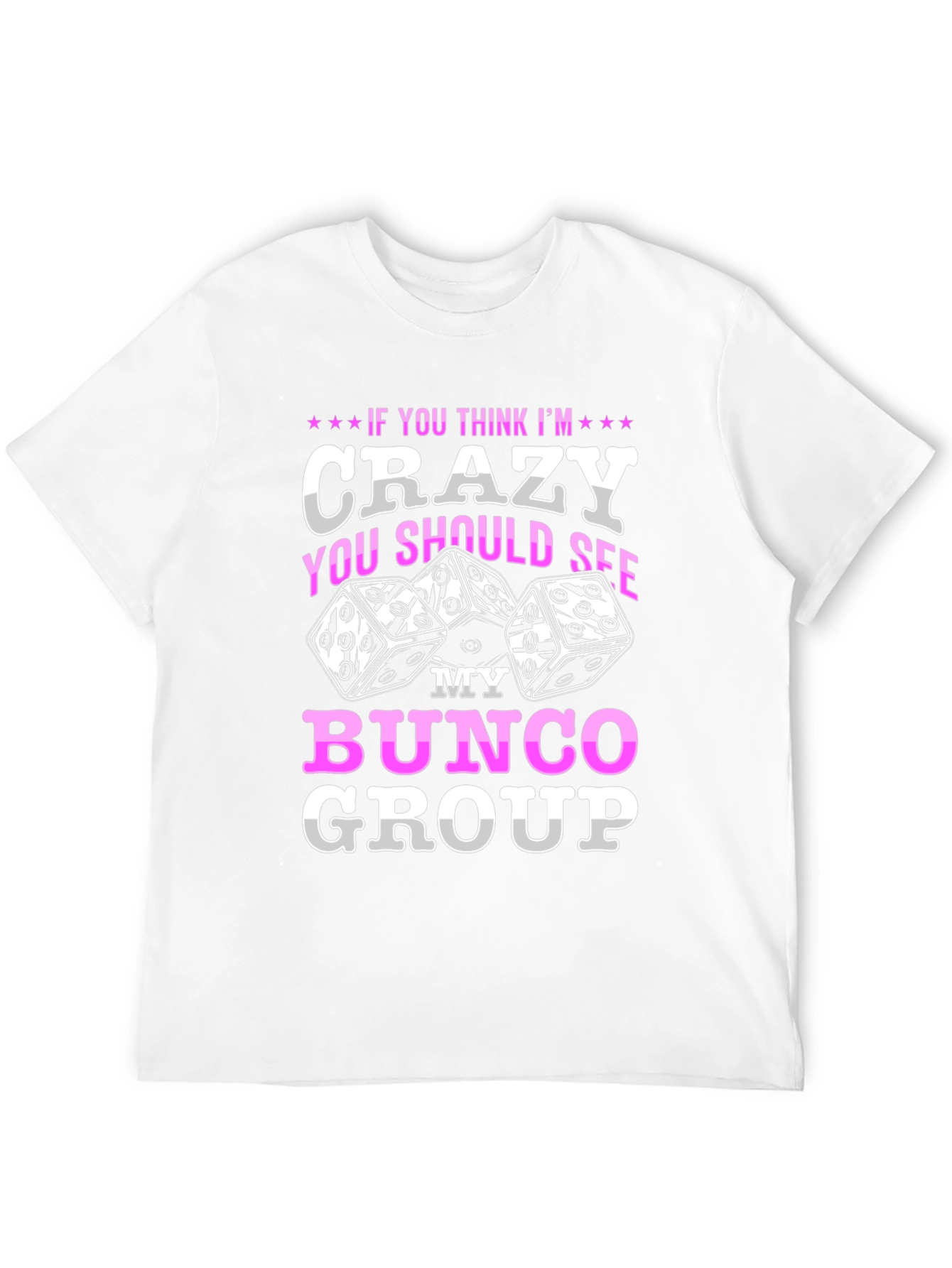 Black Crazy Bunco Group T-Shirt view 12