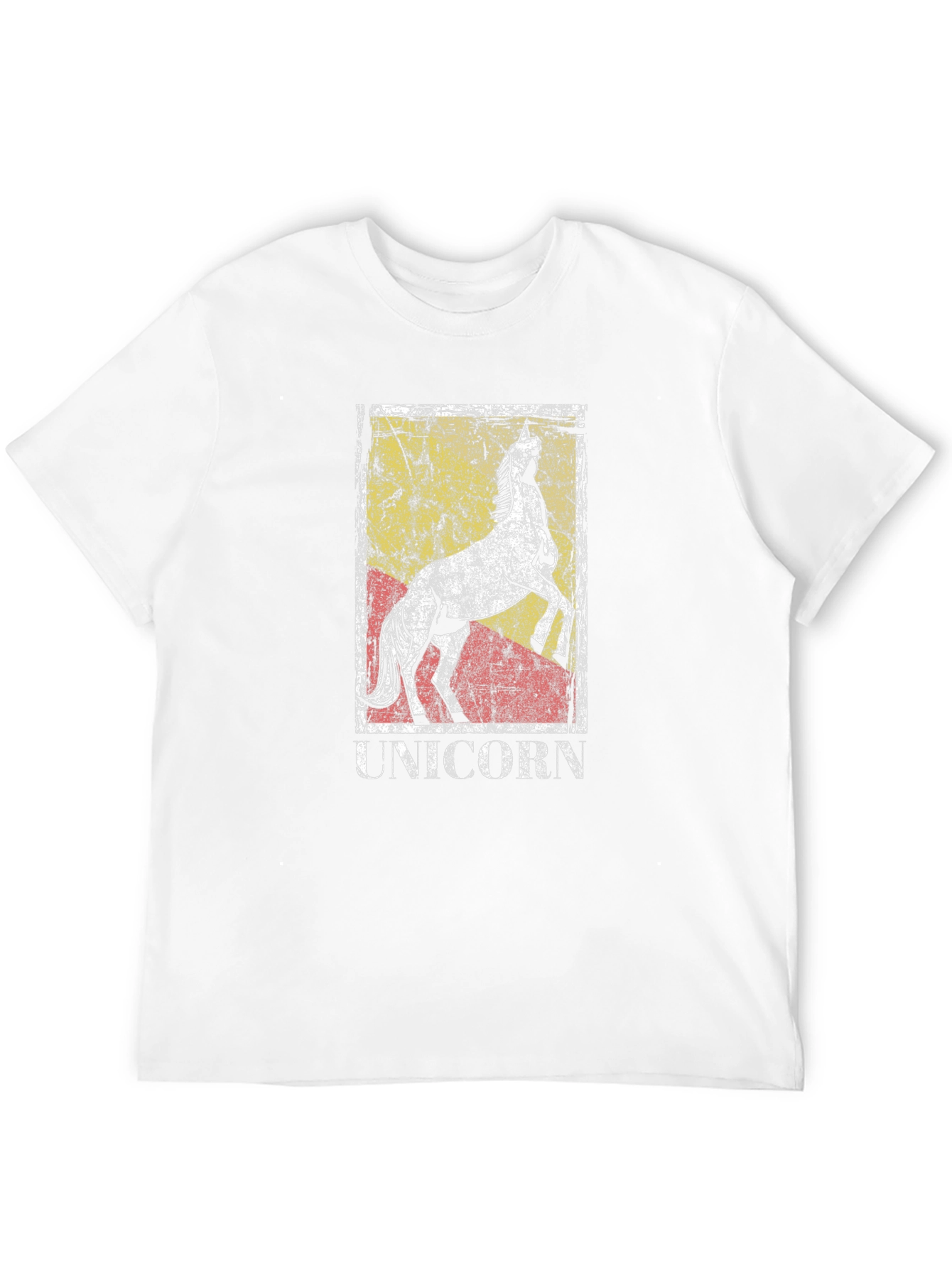 Black Vintage Style Unicorn Graphic T-Shirt view 12