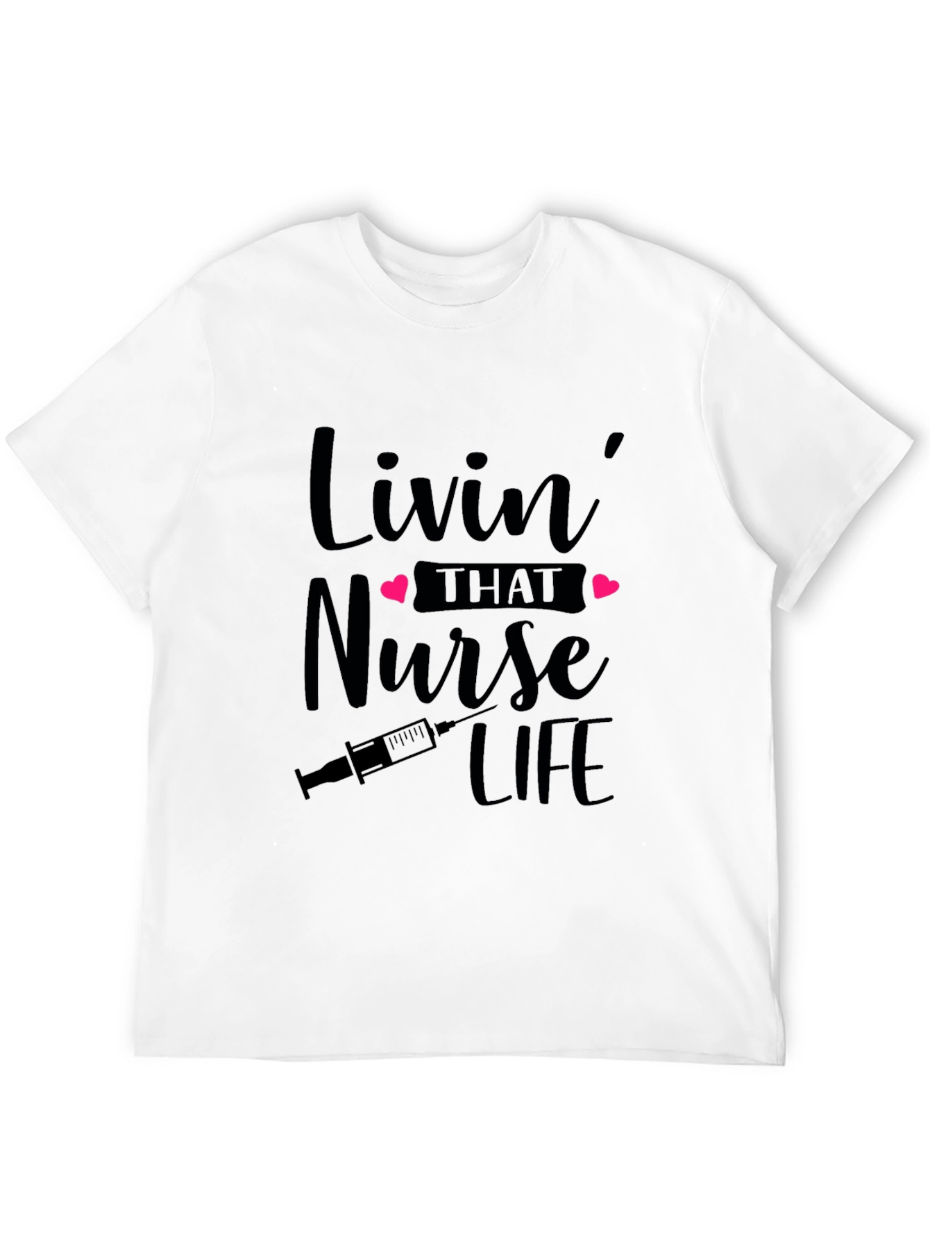 Black Nurse Life T-Shirt - Livin' That Nurse Life view 12