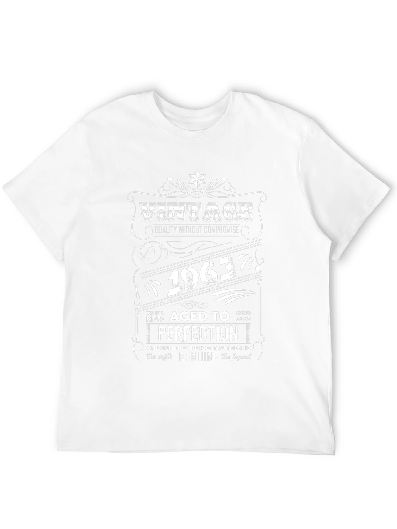 Black Vintage 1963 Aged to Perfection T-Shirt view 12