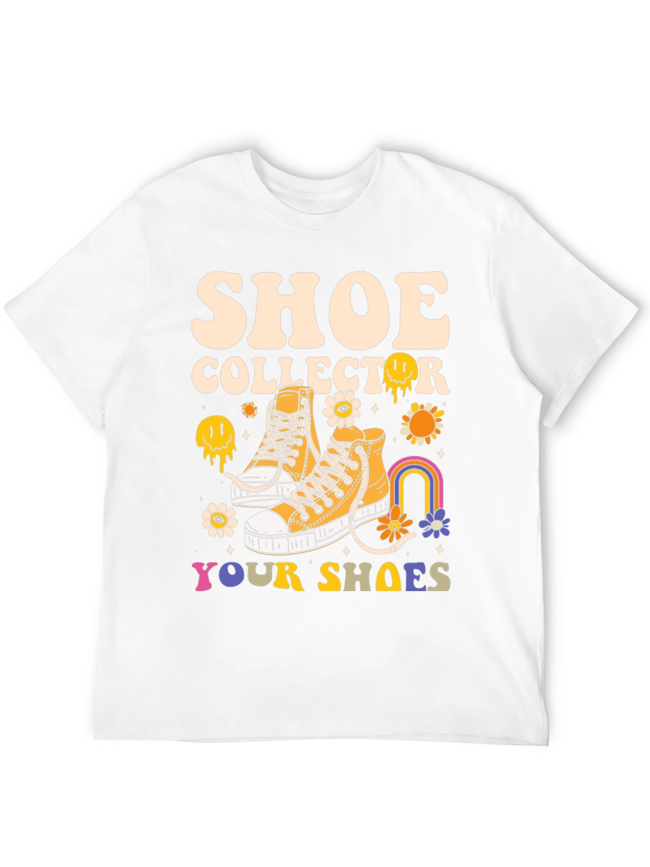 Black Shoe Collector T-Shirt, Funky Shoe Lover Tee view 12