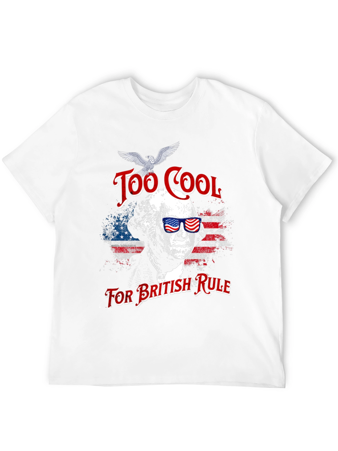 Black Too Cool For British Rule T-Shirt view 12