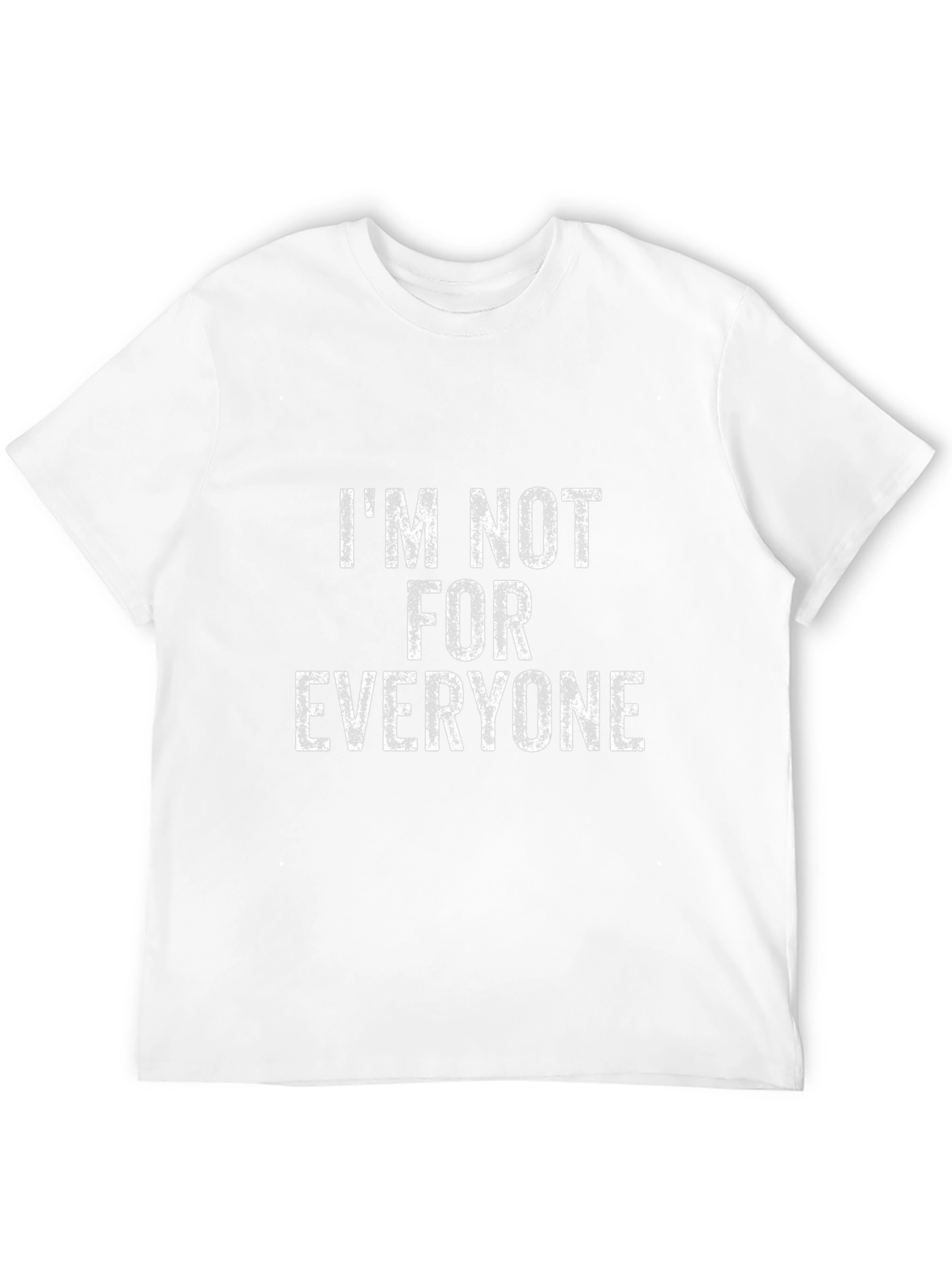 Black I'm Not For Everyone Graphic Tee - Black T-Shirt view 12
