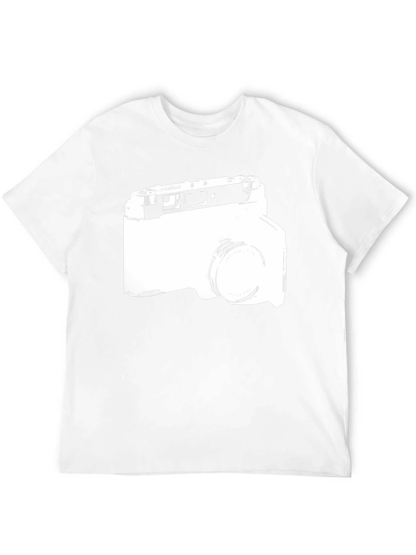 Black Retro Camera Graphic T-Shirt - Black view 12