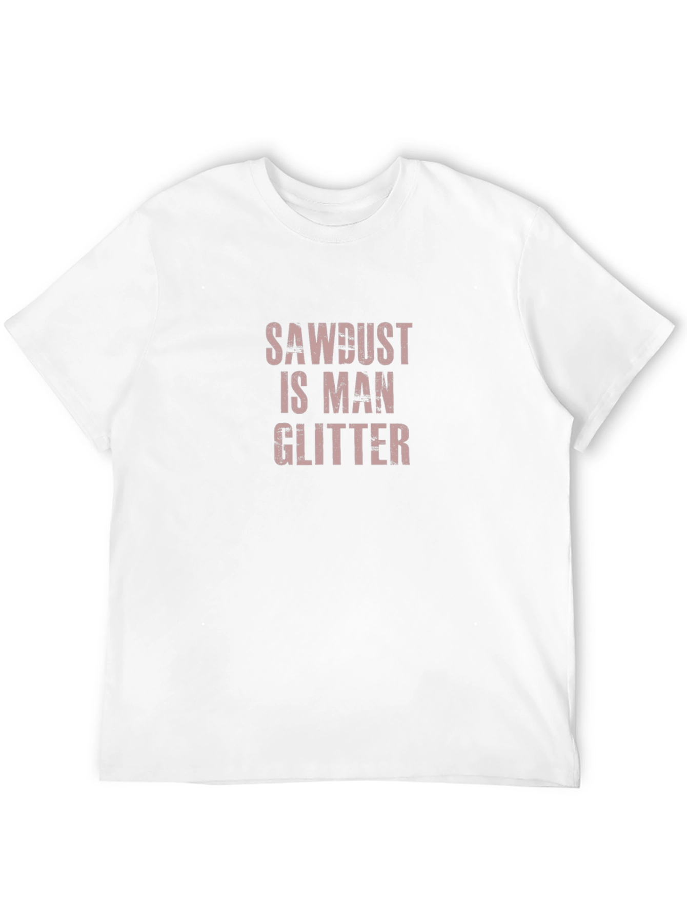 Black Sawdust Is Man Glitter T-Shirt - Black view 12
