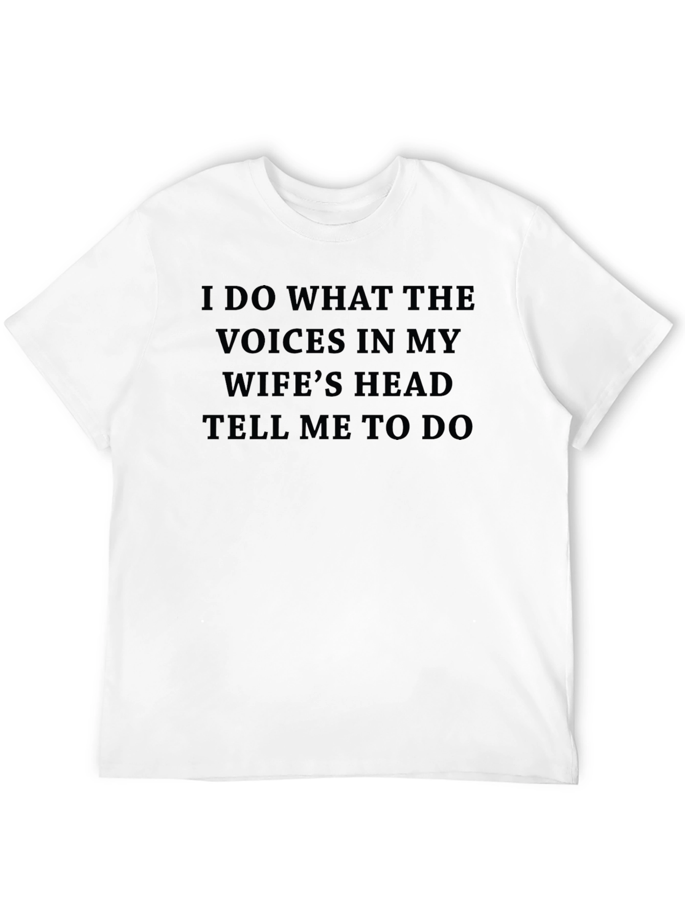 Black Husband's Duty T-Shirt: Wife's Head Voices Command view 12